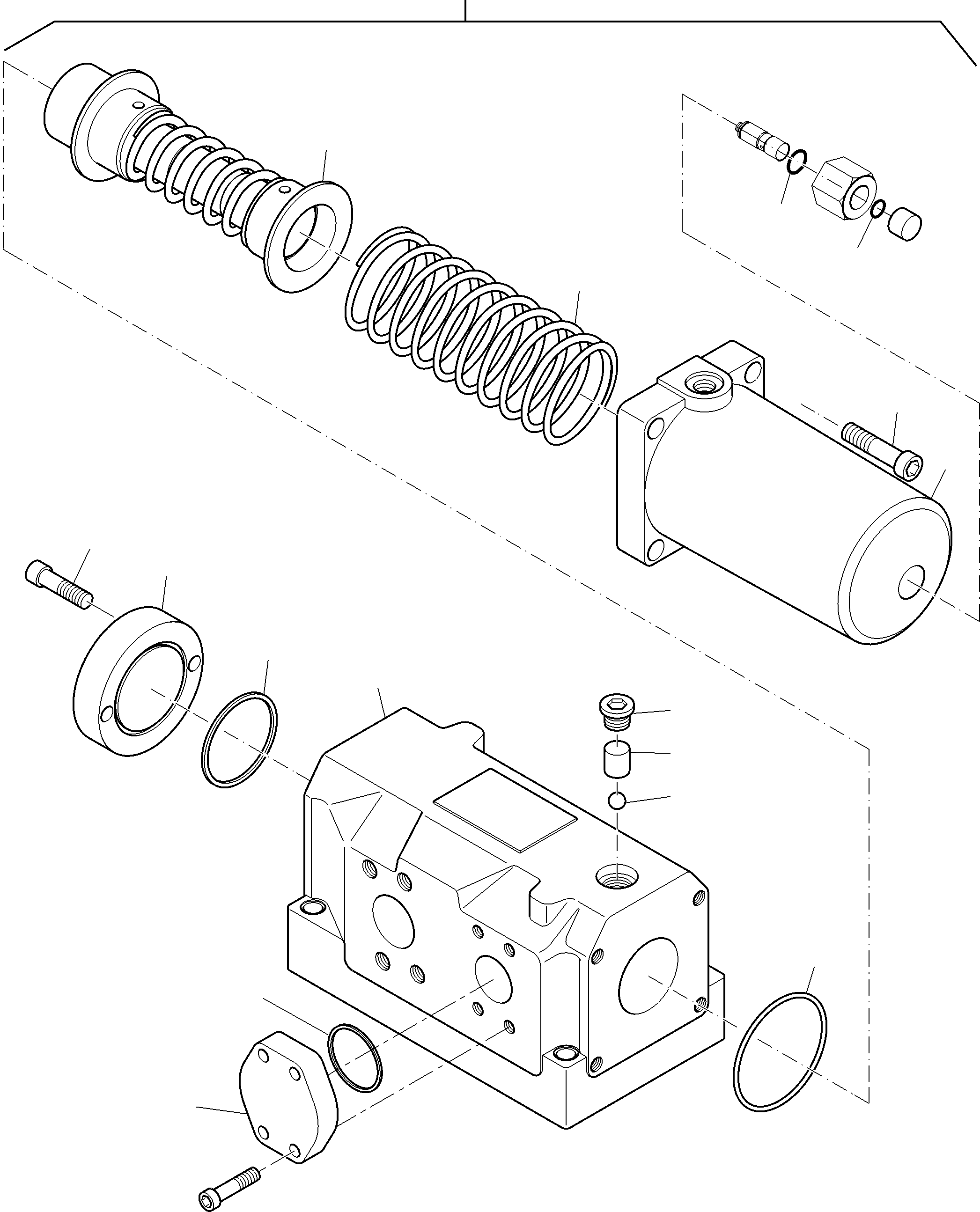 Excavators Mining Komatsu / PC3000-6E S/N 06321(G06321) / Countersunk Valve(991-0362a : 991-0362a)