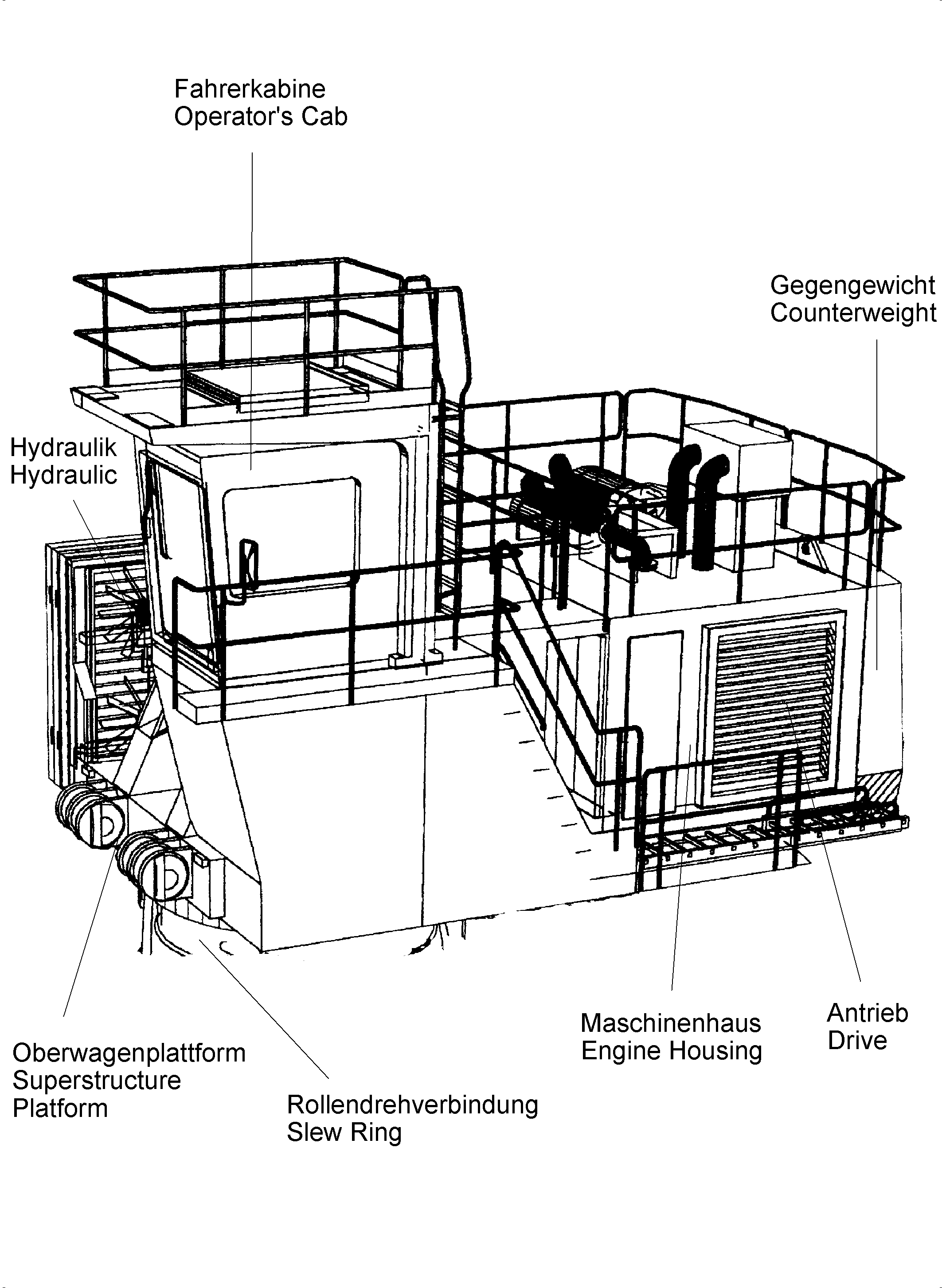 Komatsu parts book diagram for PC3000-6 S/N 06330: 