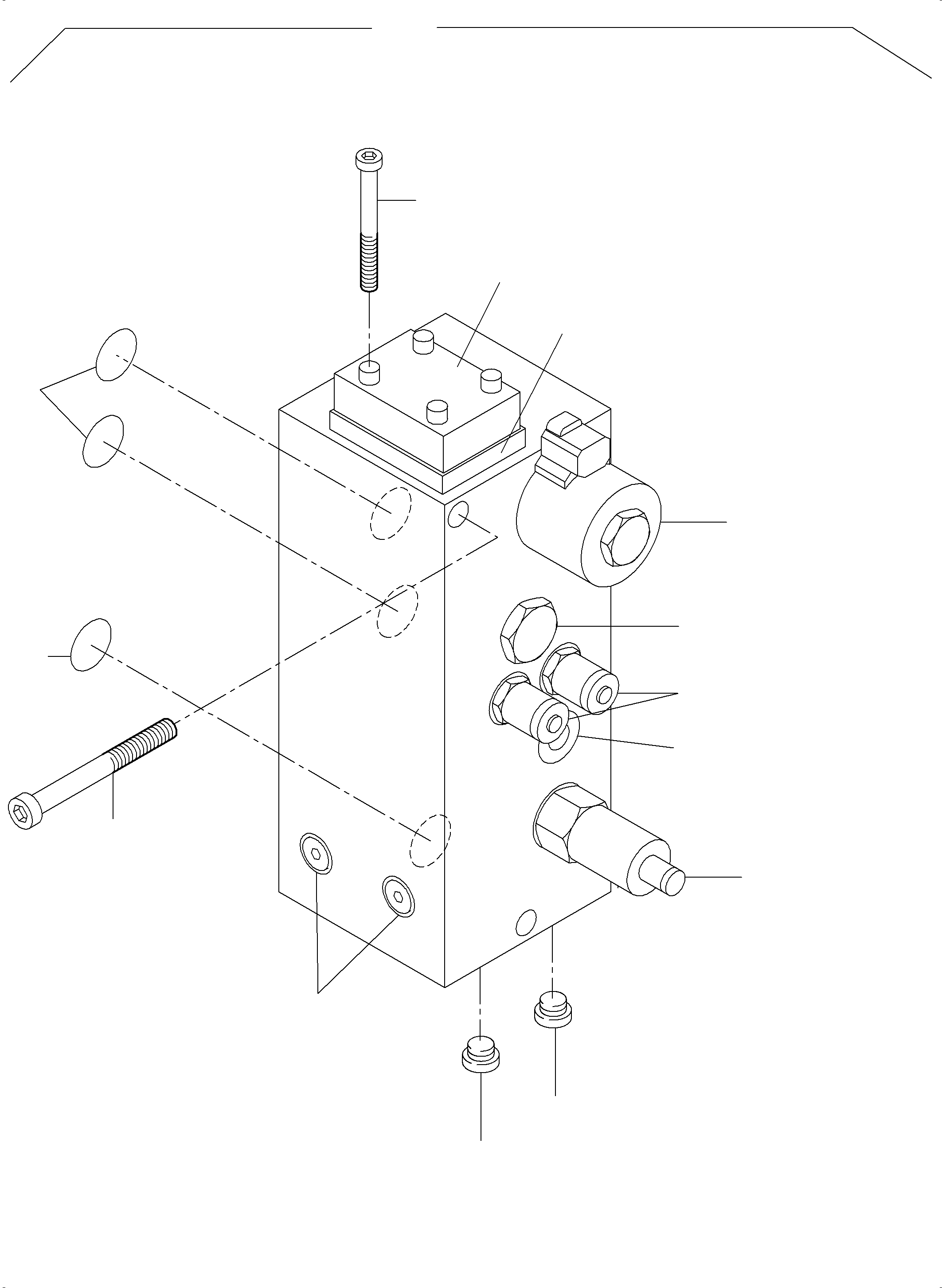 Komatsu parts book diagram for PC3000-6 S/N 06330: VALVE - TRAVELLING GEAR
