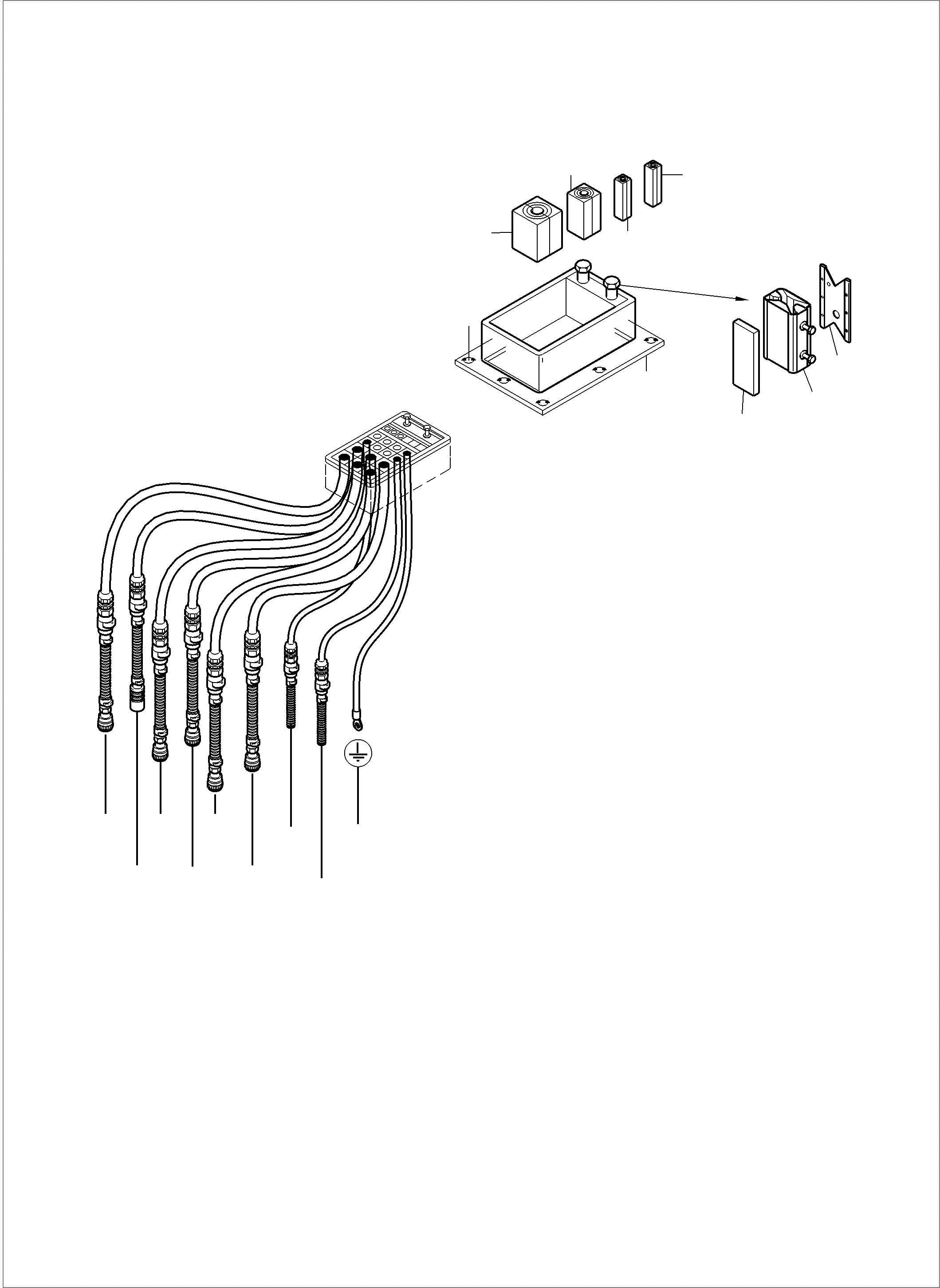 Komatsu parts book diagram for PC3000-6 S/N 06330: OPERATOR'S STAND
