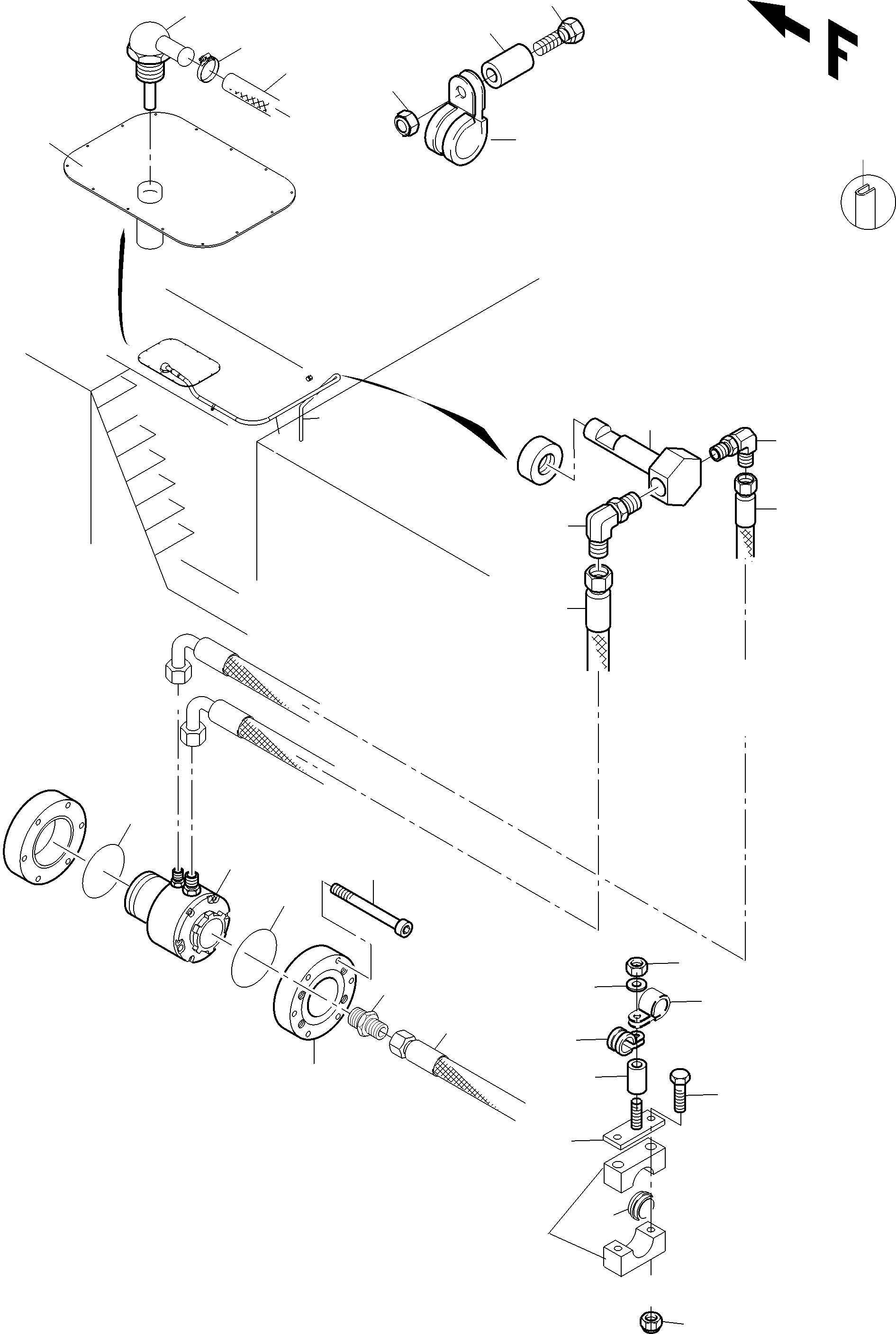Komatsu parts book diagram for PC3000-6 S/N 06330: REFUELING EQUIPMENT