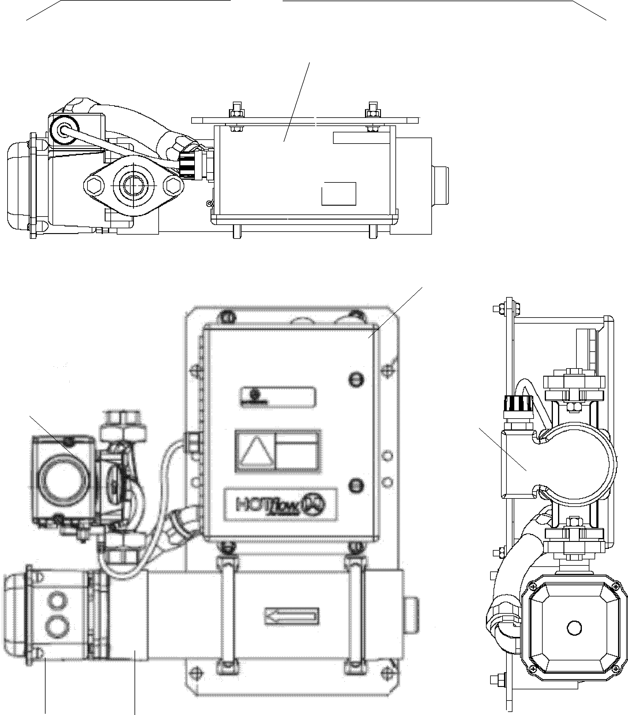 Komatsu parts book diagram for PC3000-6 S/N 06330: WATER HEATING