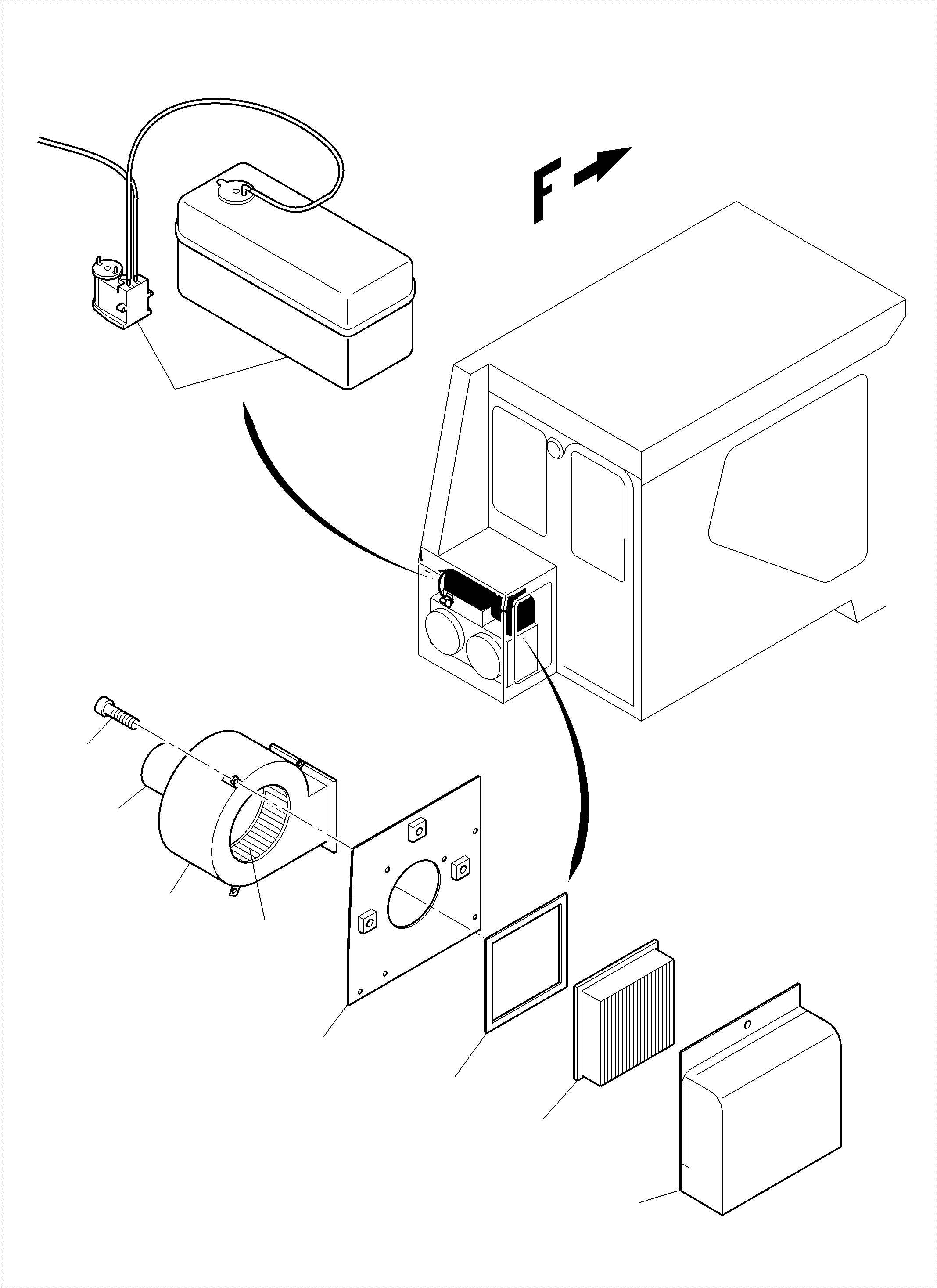 Komatsu parts book diagram for PC3000-6 S/N 06330: OPERATOR'S CAB / ROCK PROTECTION FRONTWINDOW