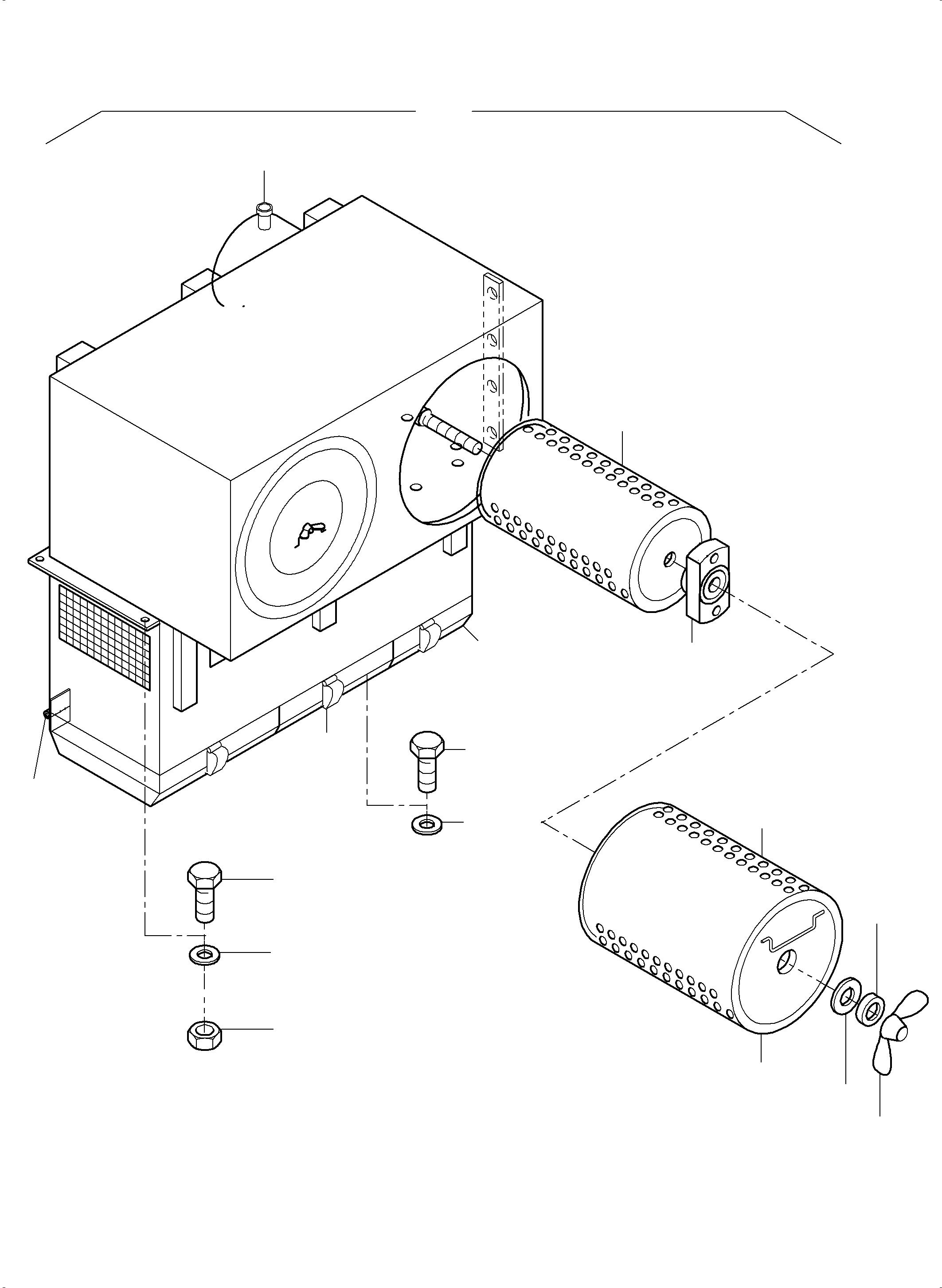 Komatsu parts book diagram for PC3000-6 S/N 06331: AIR CLEANER