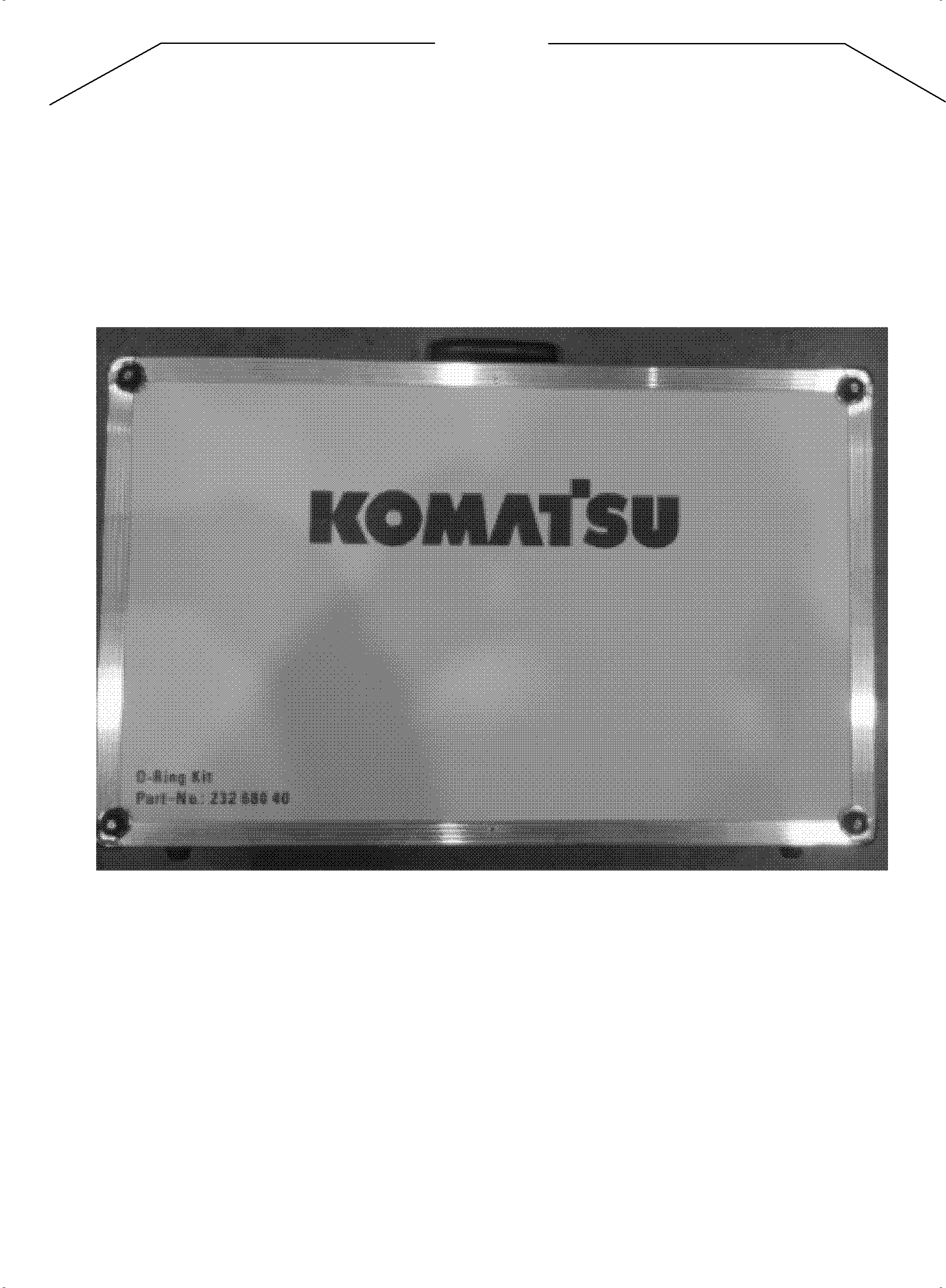 Komatsu parts book diagram for PC3000-6 S/N 06331: O-RING-KIT