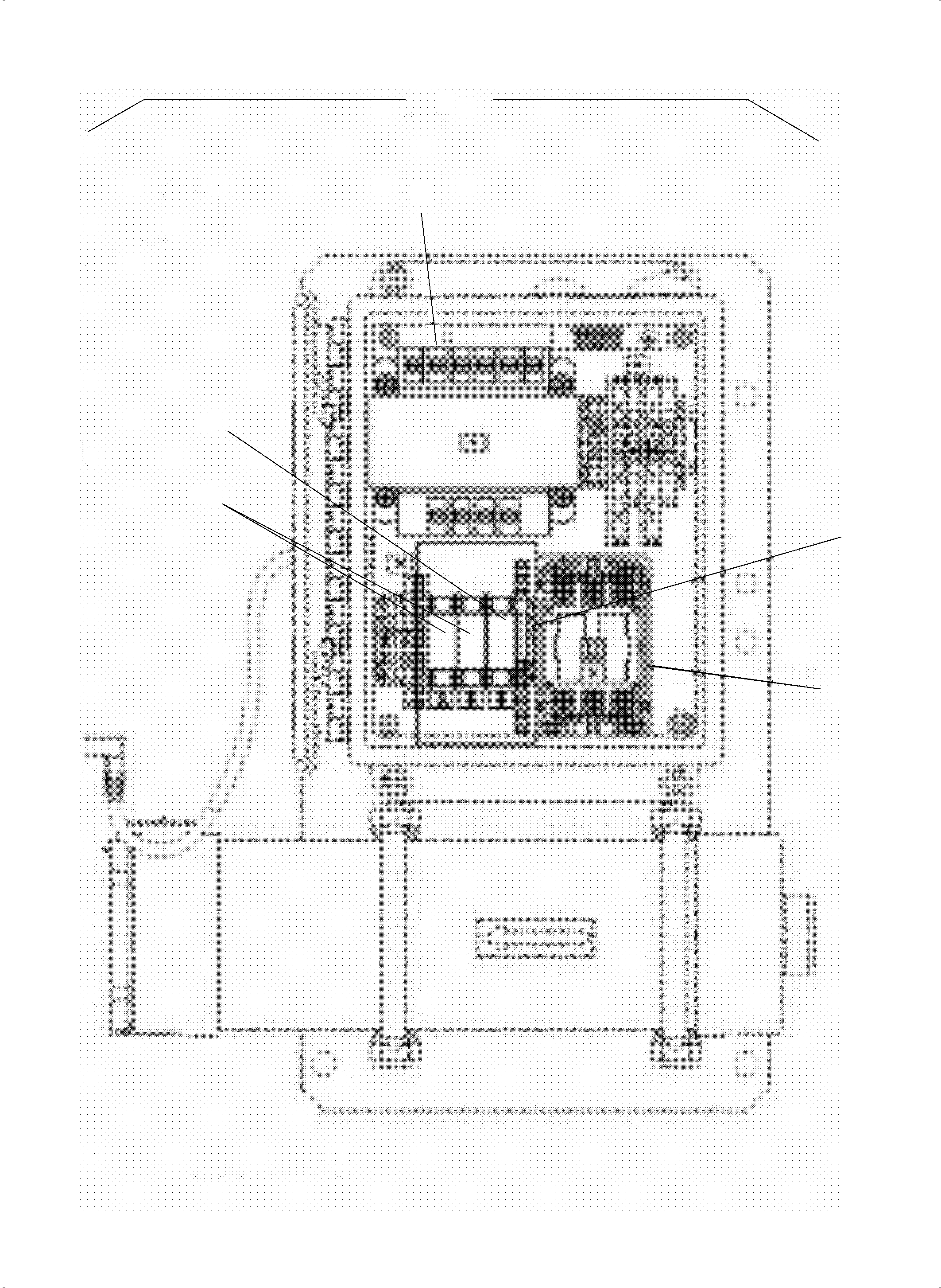 Komatsu parts book diagram for PC3000-6 S/N 06331: SWITCH BOX