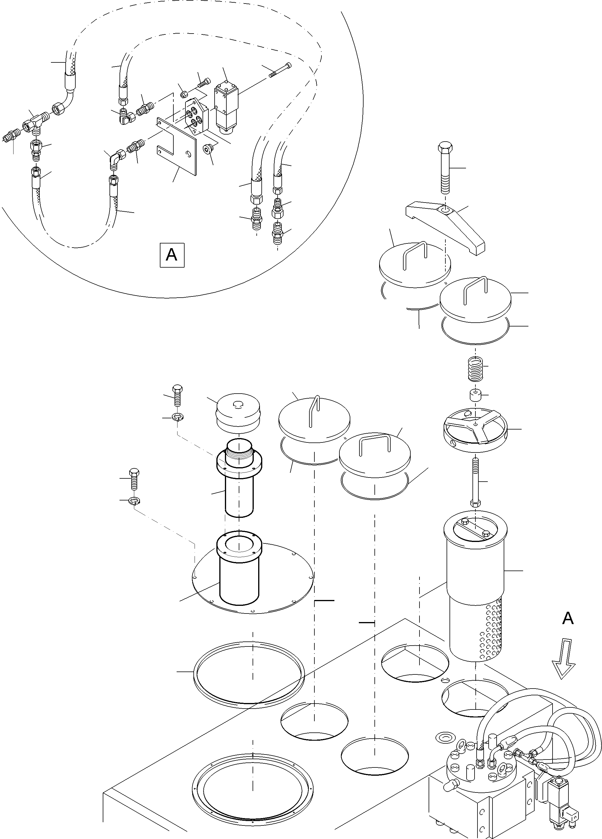 Excavators Mining Komatsu / PC 3000-6E 06 341 21.01.2019(G06341) / Main Oil Tank(485-1801h : 485-1801h)