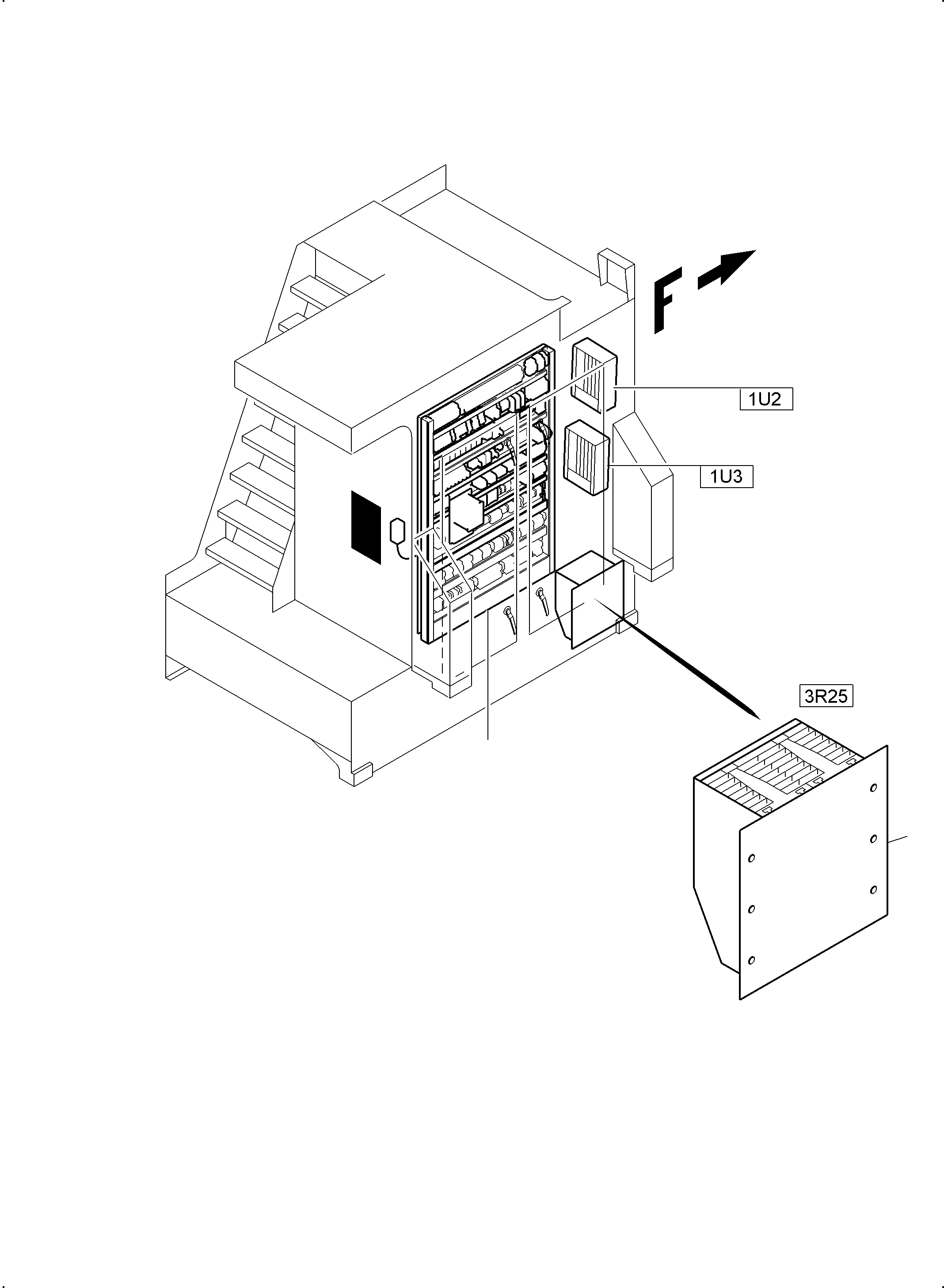 Excavators Mining Komatsu / PC 3000-6E 06 341 21.01.2019(G06341) / MS/NS Switch Cabinet(991-1610 : 991-1610)