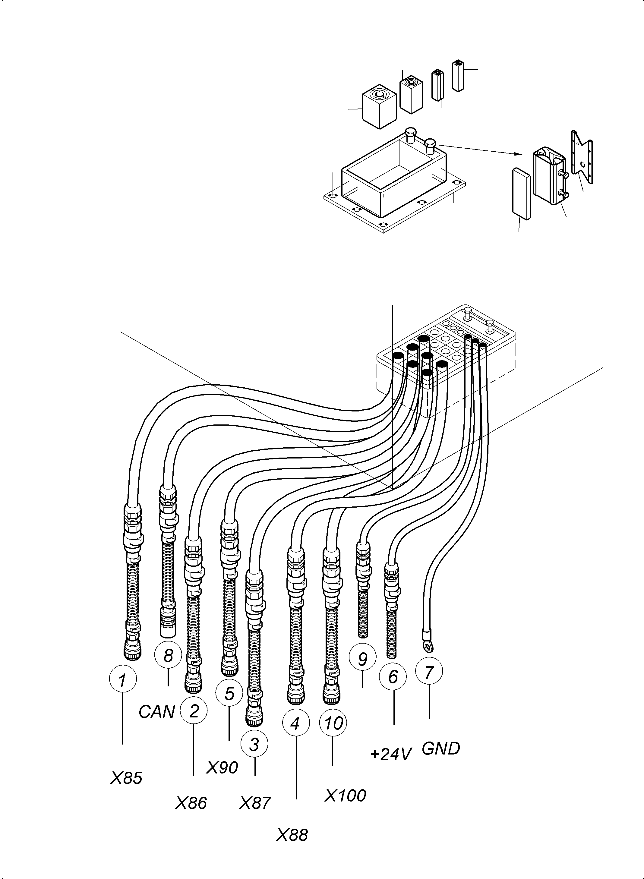 Excavators Mining Komatsu / PC3000-6E S/N 06345(G06345) / Operator