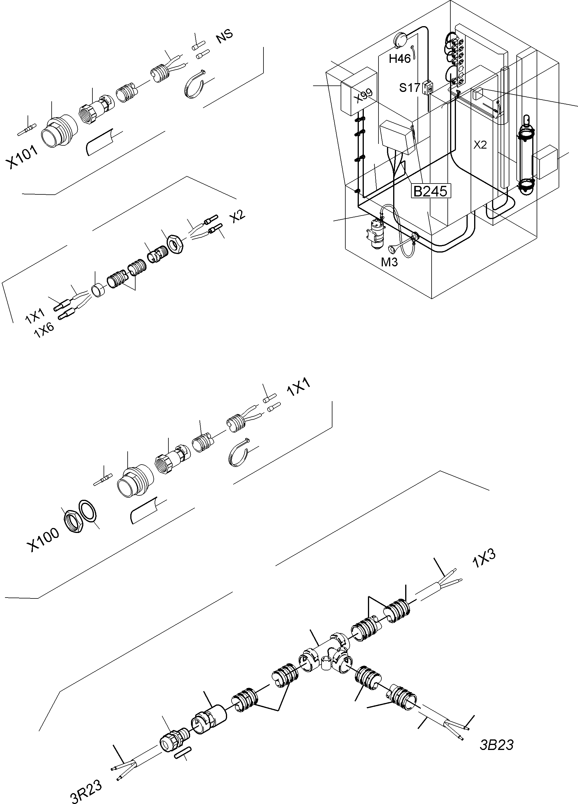 Excavators Mining Komatsu / PC3000-6E S/N 06345(G06345) / Electric - Cab Support KOMTRAX(255-2134b : 255-2134b)
