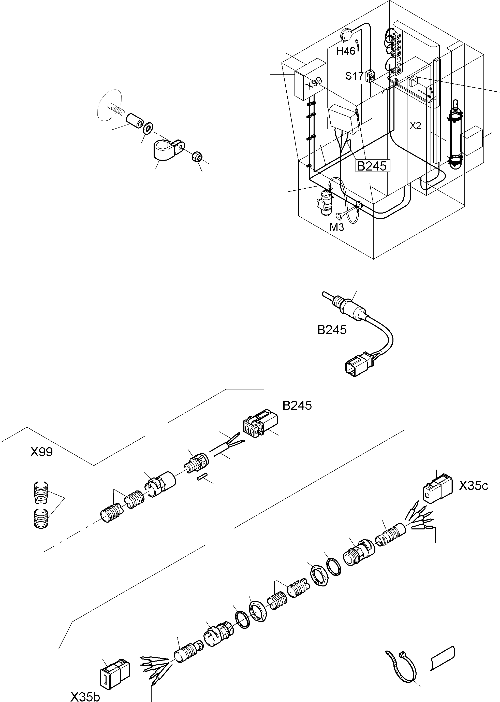 Excavators Mining Komatsu / PC3000-6E S/N 06345(G06345) / Electric - Cab Support KOMTRAX(255-2134b : 255-2134b)