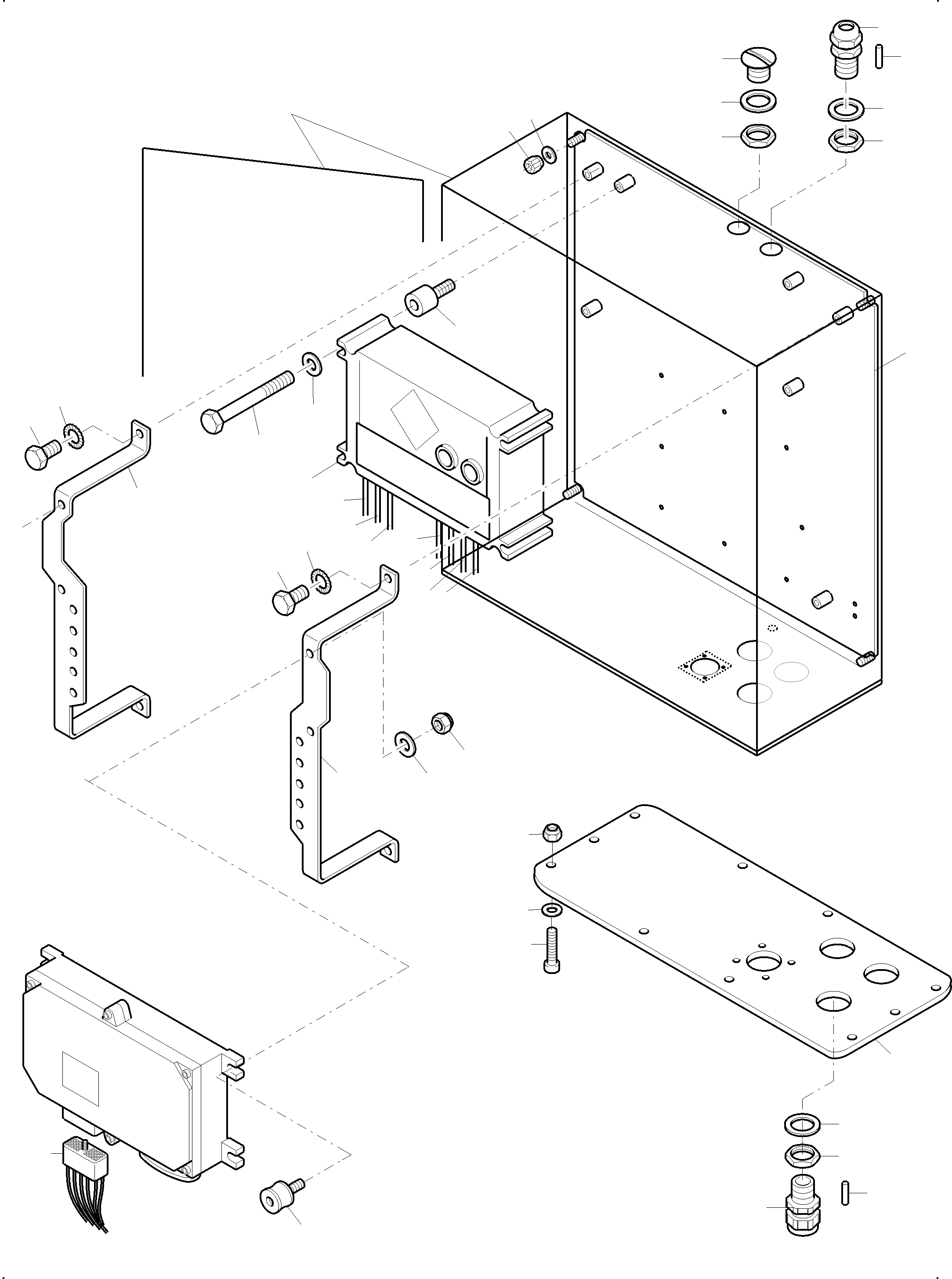 Excavators Mining Komatsu / PC3000-6E S/N 06346(G06346) / Terminalbox KOMTRAX(255-2171a : 255-2171a)