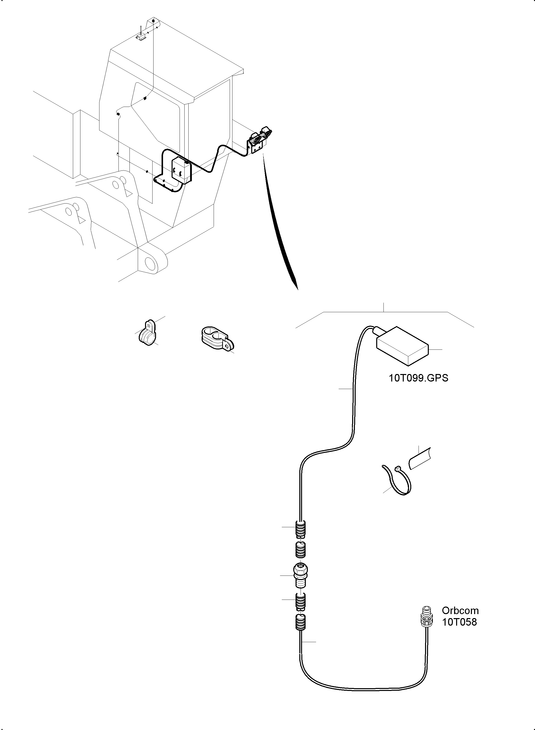 Excavators Mining Komatsu / PC3000-6E S/N 06346(G06346) / Electric Parts GPS(255-2197 : 255-2197)