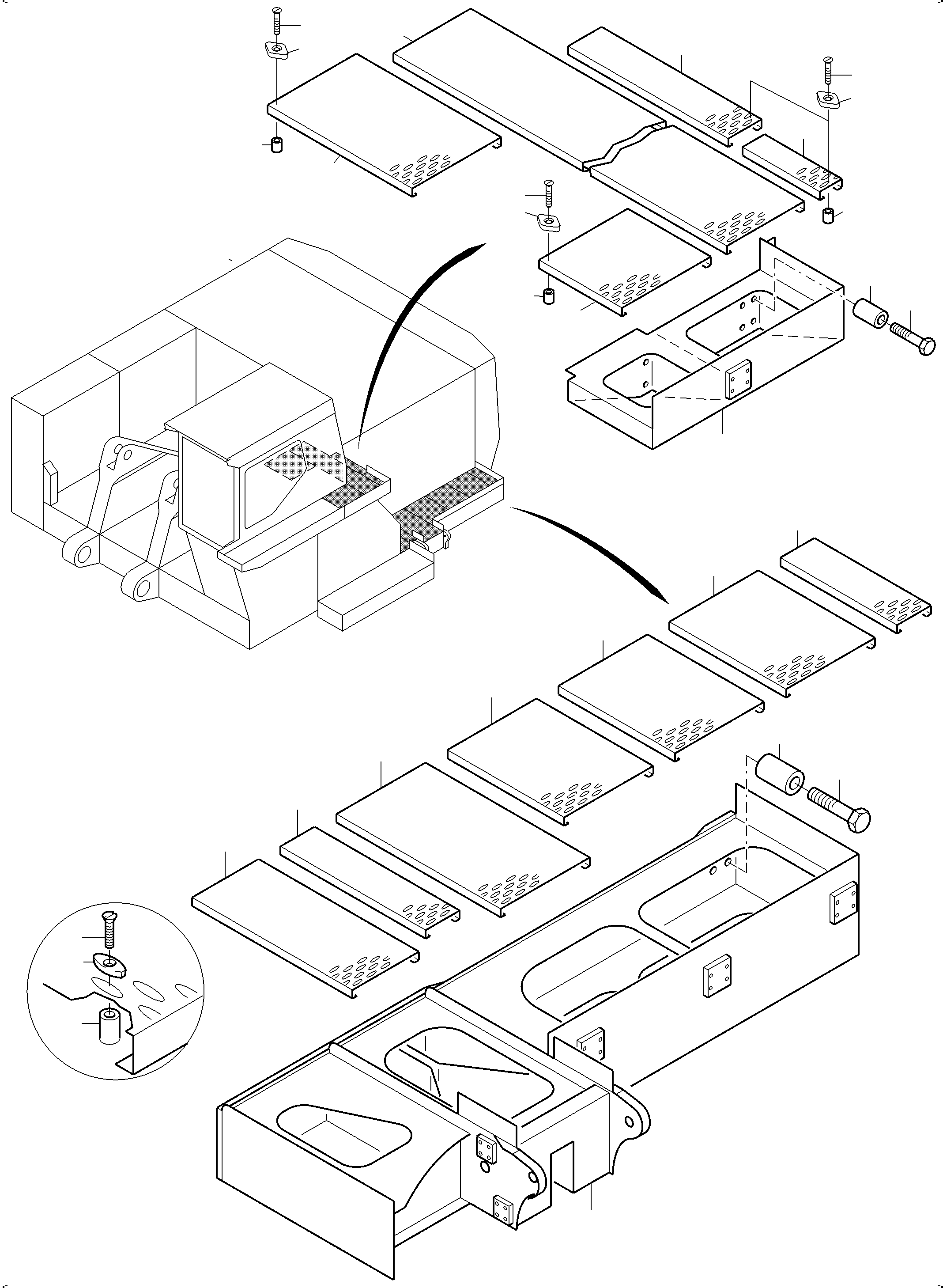Excavators Mining Komatsu / PC3000-6E S/N 06346(G06346) / Platform(255-1052d : 255-1052d)
