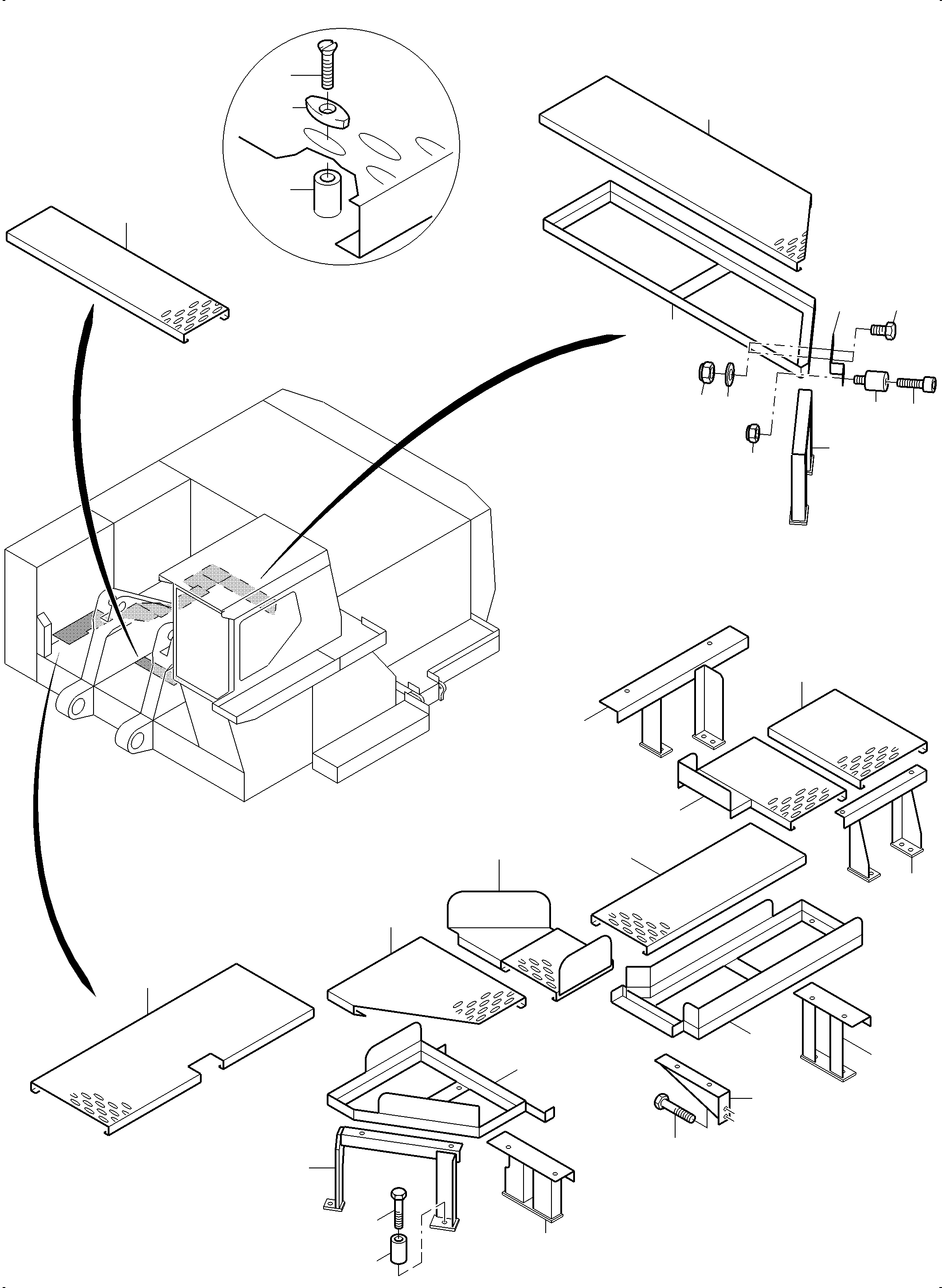 Excavators Mining Komatsu / PC3000-6E S/N 06346(G06346) / Platform(255-1052d : 255-1052d)