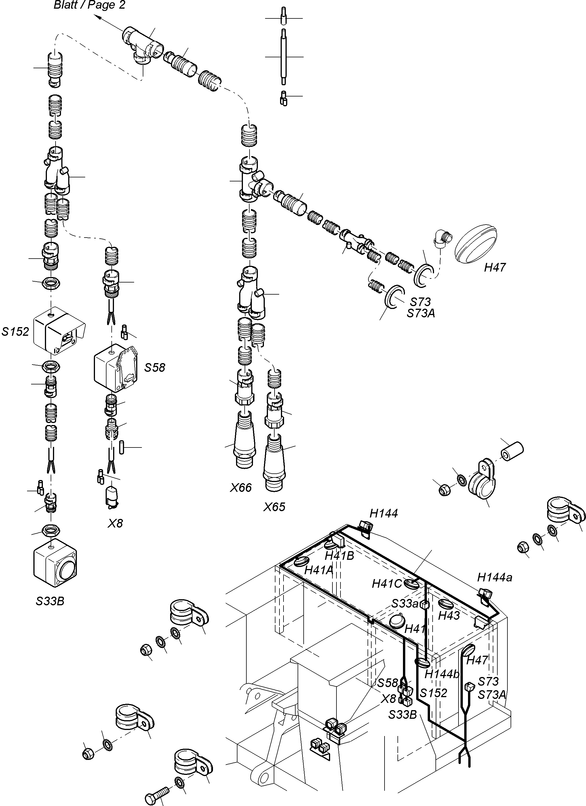 Excavators Mining Komatsu / PC3000-6E S/N 06346(G06346) / Lighting Equipment(255-2106c : 255-2106c)