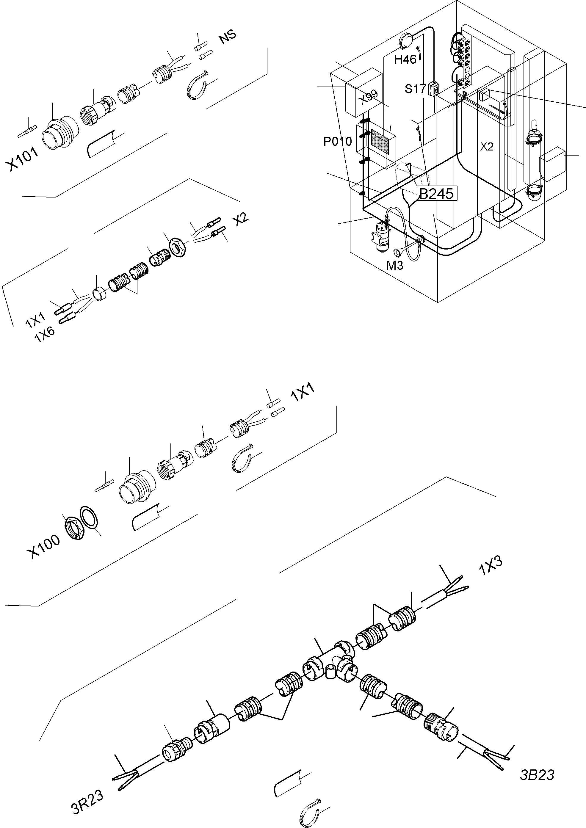 Excavators Mining Komatsu / PC3000-6E S/N 06346(G06346) / Electric - Cab Support KOMTRAX(255-2134c : 255-2134c)