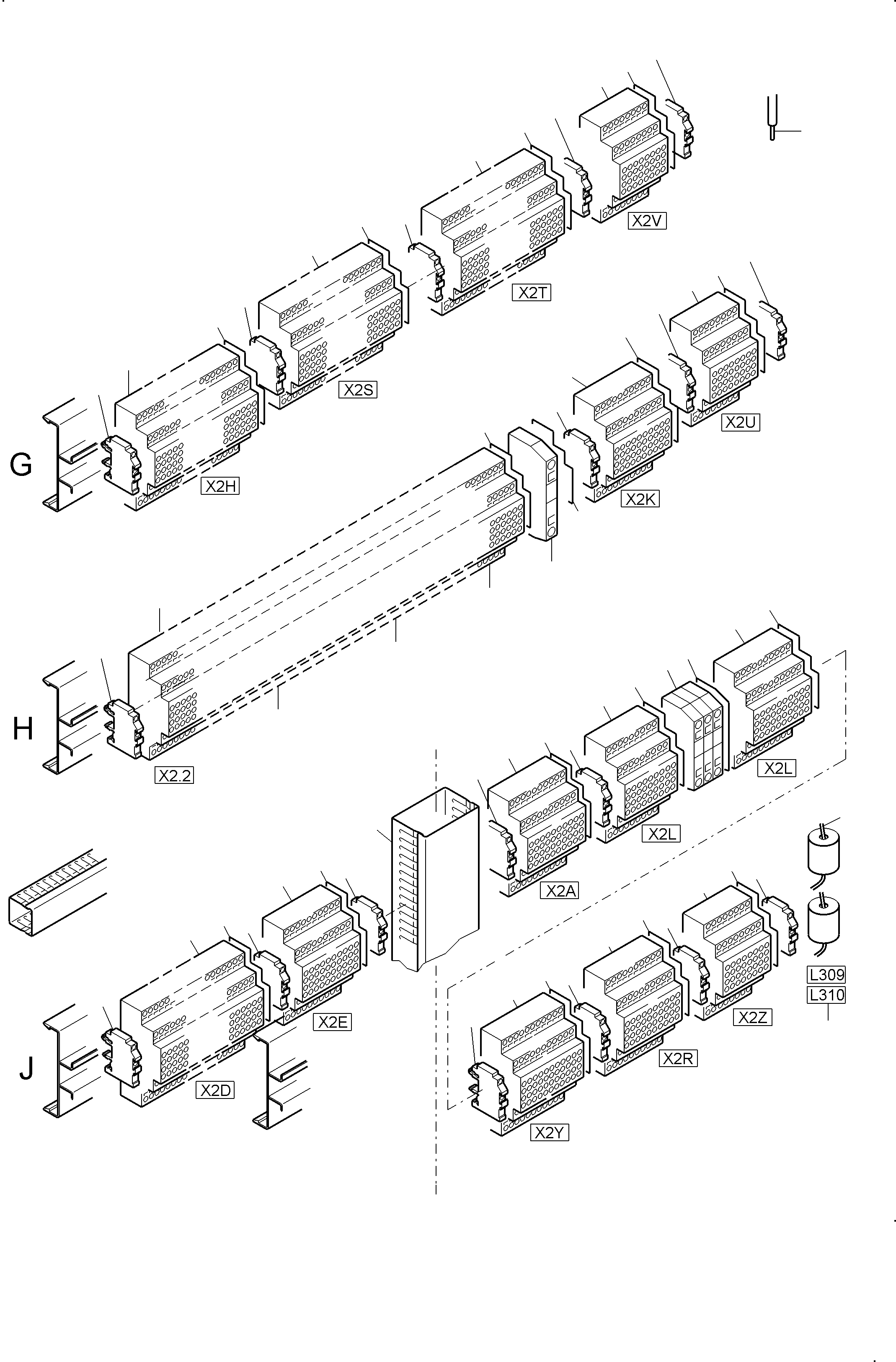 Excavators Mining Komatsu / PC3000-6E S/N 06346(G06346) / Main Switch Box X2 in Cab Support(255-2167f : 255-2167f)
