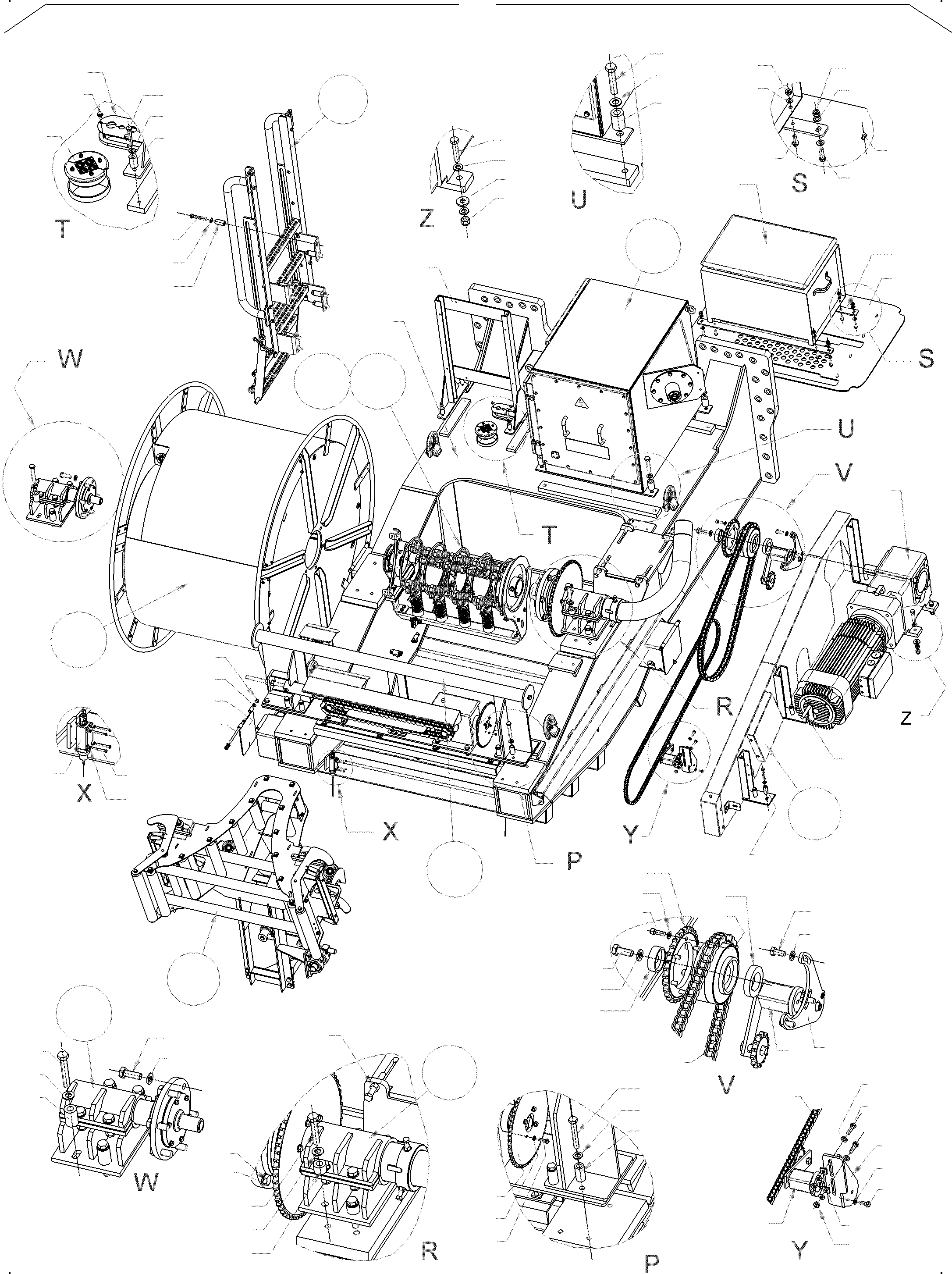 Excavators Mining Komatsu / PC3000-6E S/N 06346(G06346) / Cable drum(991-1626 : 991-1626)