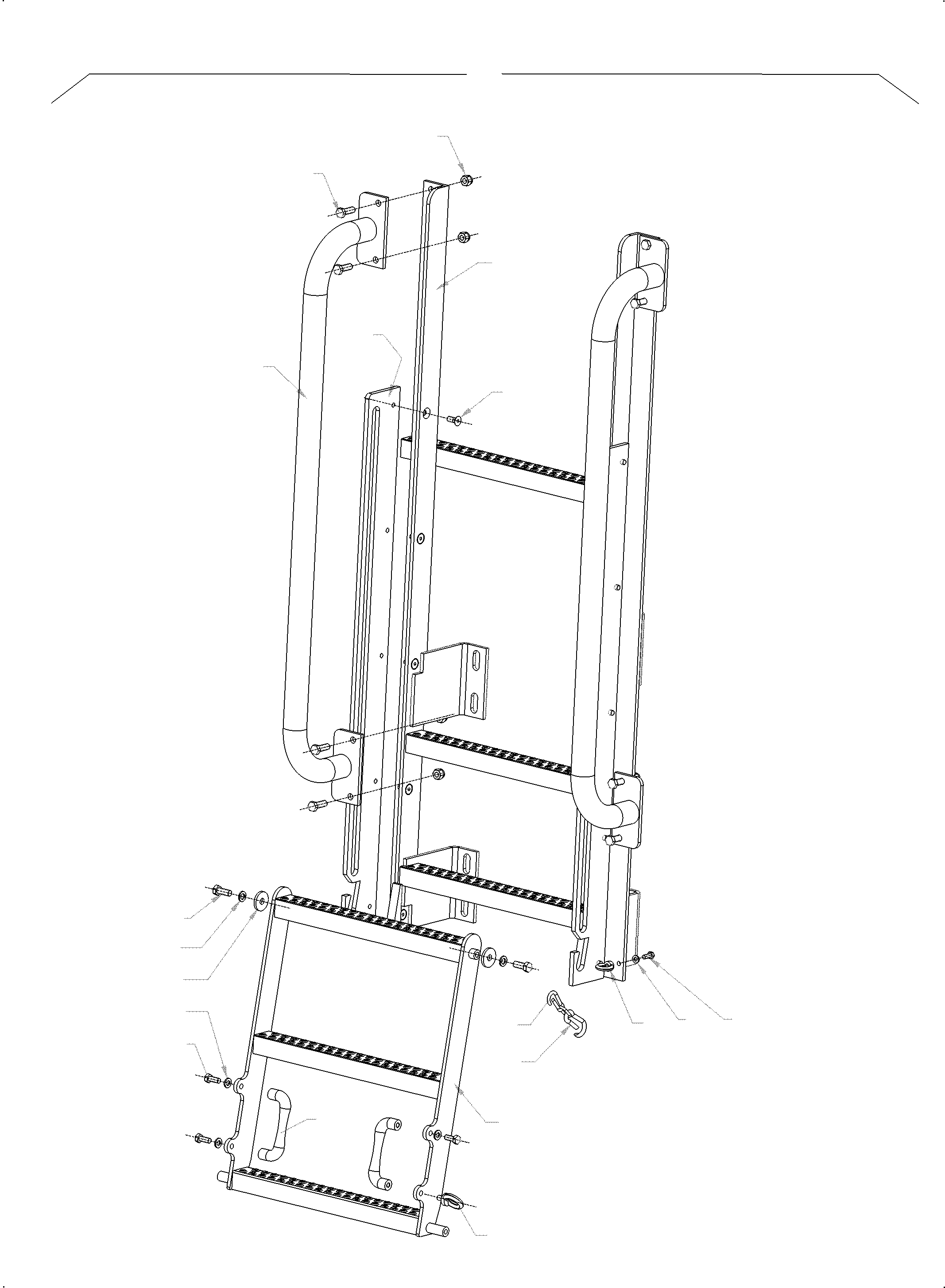 Excavators Mining Komatsu / PC3000-6E S/N 06346(G06346) / Ladder(991-1635 : 991-1635)
