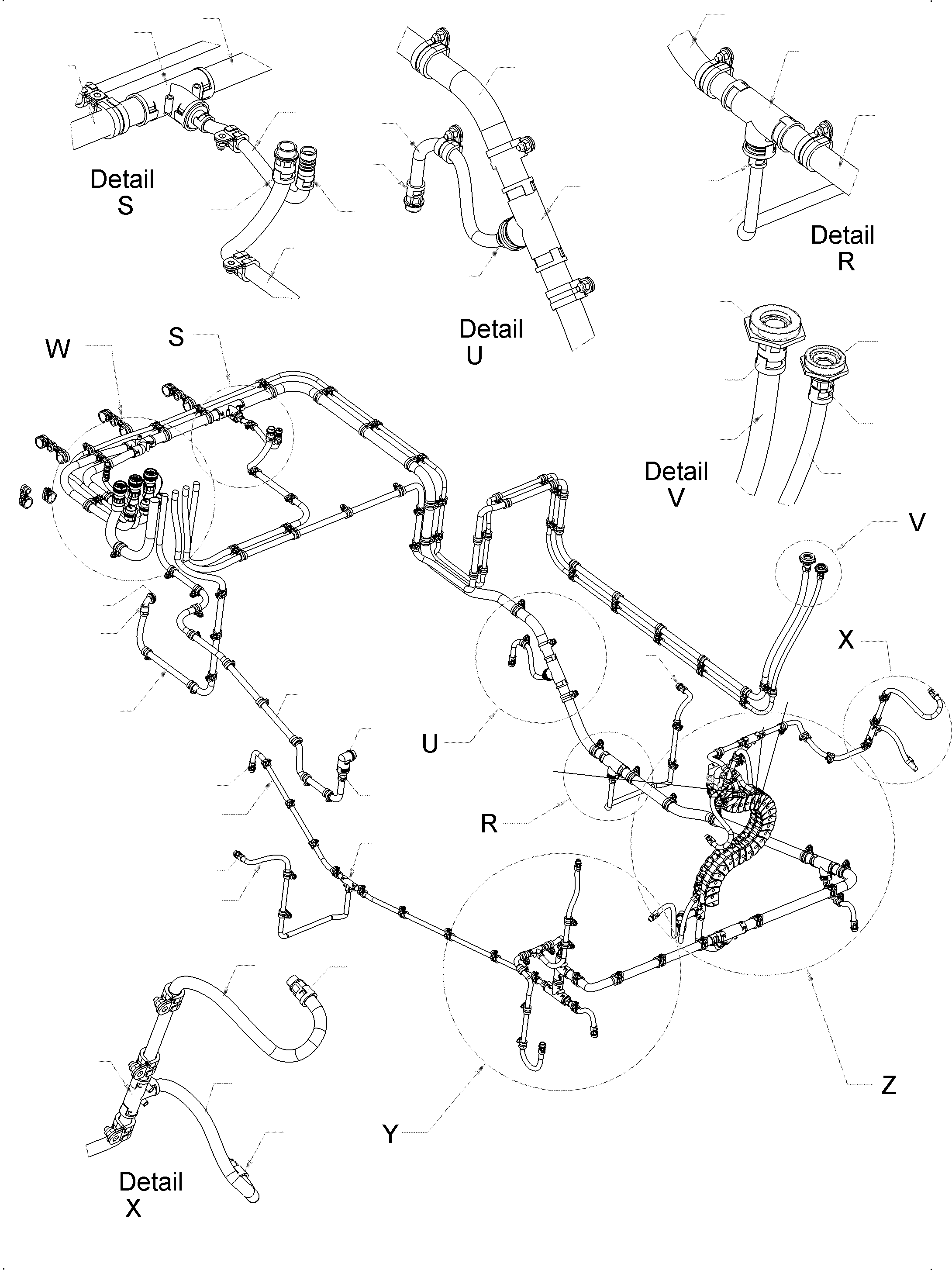 Excavators Mining Komatsu / PC3000-6E S/N 06346(G06346) / Cables- Cable Duct(991-1636 : 991-1636)