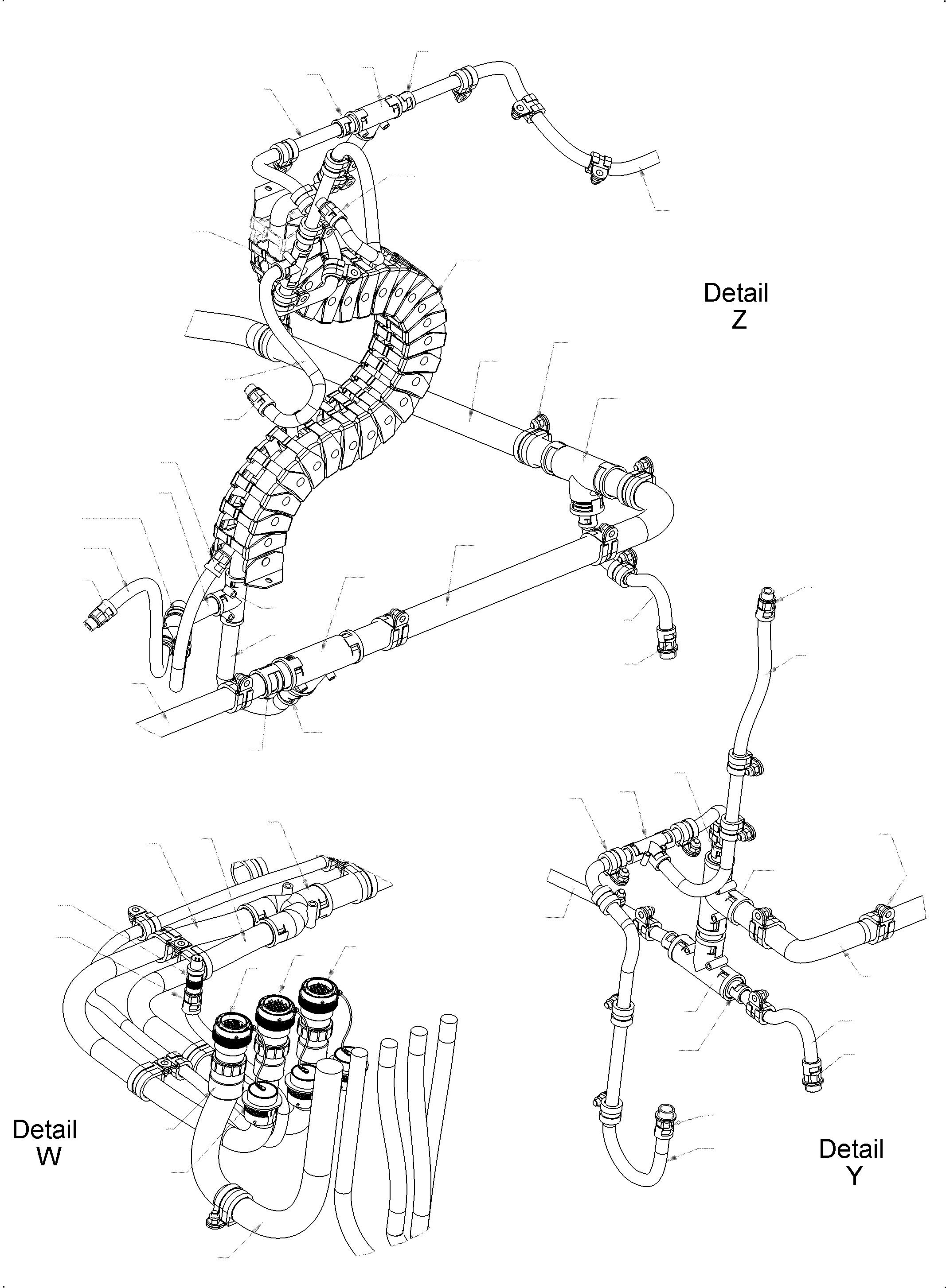 Excavators Mining Komatsu / PC3000-6E S/N 06346(G06346) / Cables- Cable Duct(991-1636 : 991-1636)