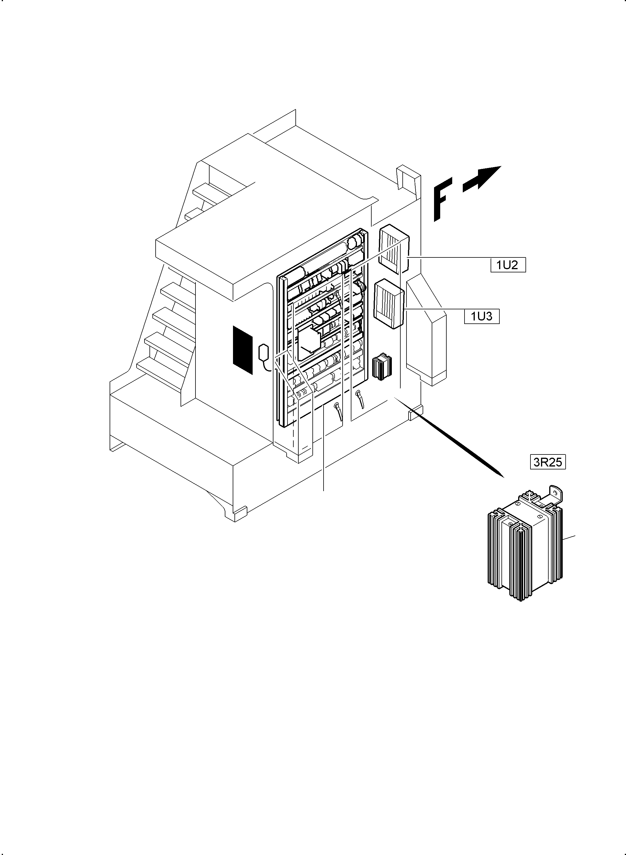 Excavators Mining Komatsu / PC3000-6E S/N 06346(G06346) / MS/NS Switch Cabinet(991-1651 : 991-1651)