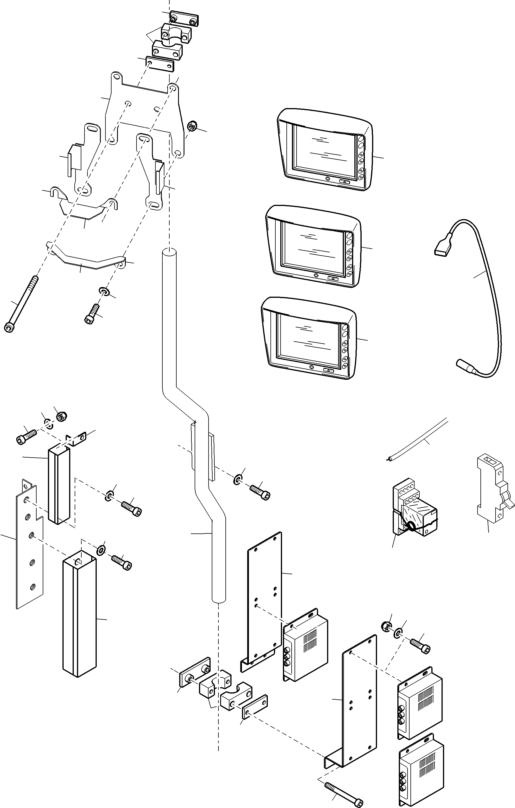 Excavators Mining Komatsu / PC3000-6 S/N 06353(G06353) / Camerasystem(489-1962a : 489-1962a)