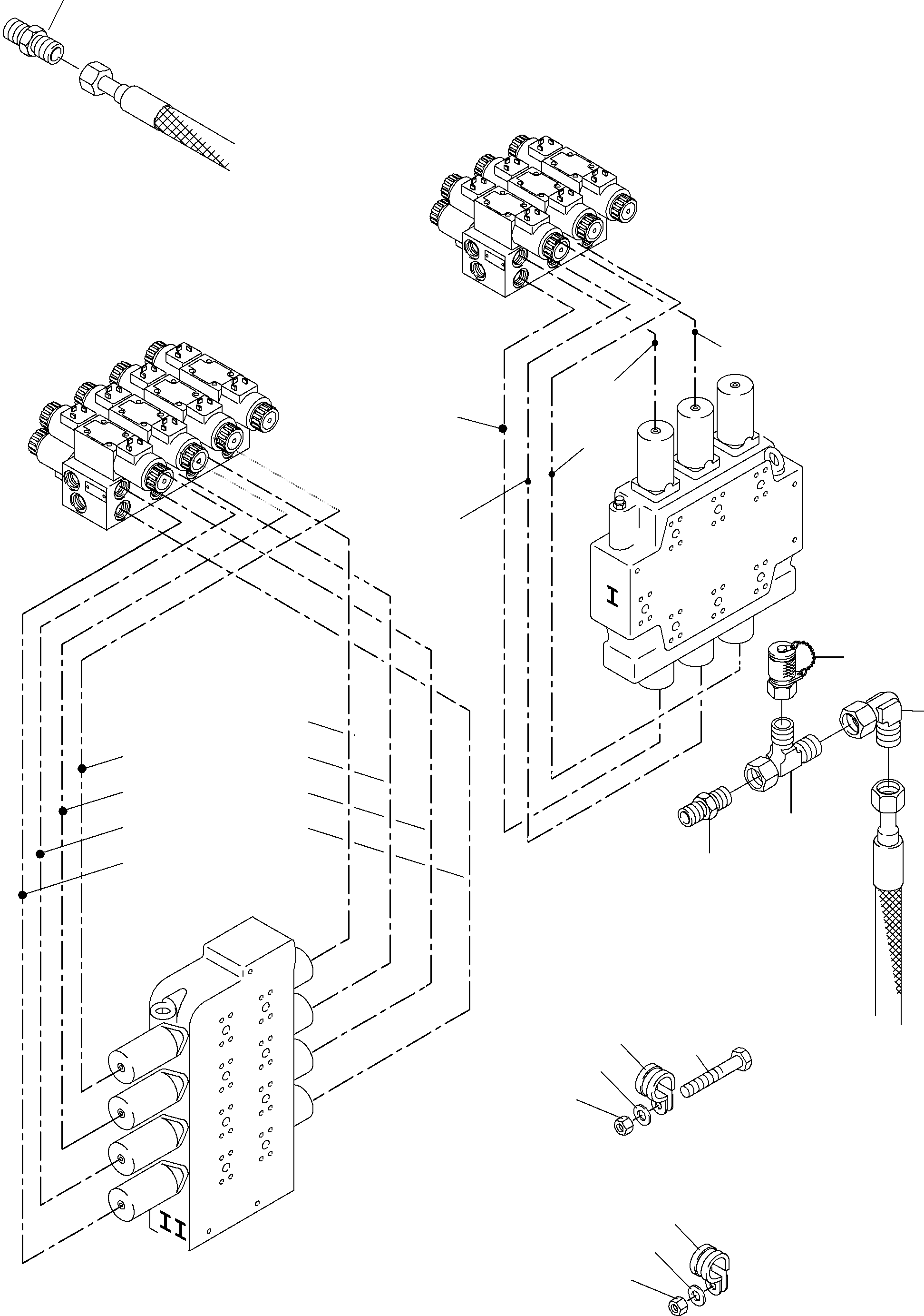 Excavators Mining Komatsu / PC4000-6 S/N 08190(G08190) / Remot Control Mainfold arr.(355-1848k : 355-1848k)