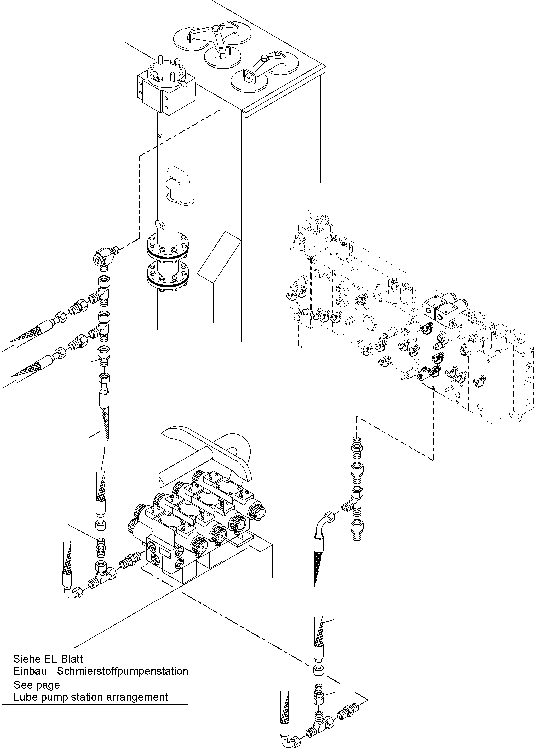 Excavators Mining Komatsu / PC4000-6 S/N 08190(G08190) / Remot Control Mainfold arr.(355-1848k : 355-1848k)