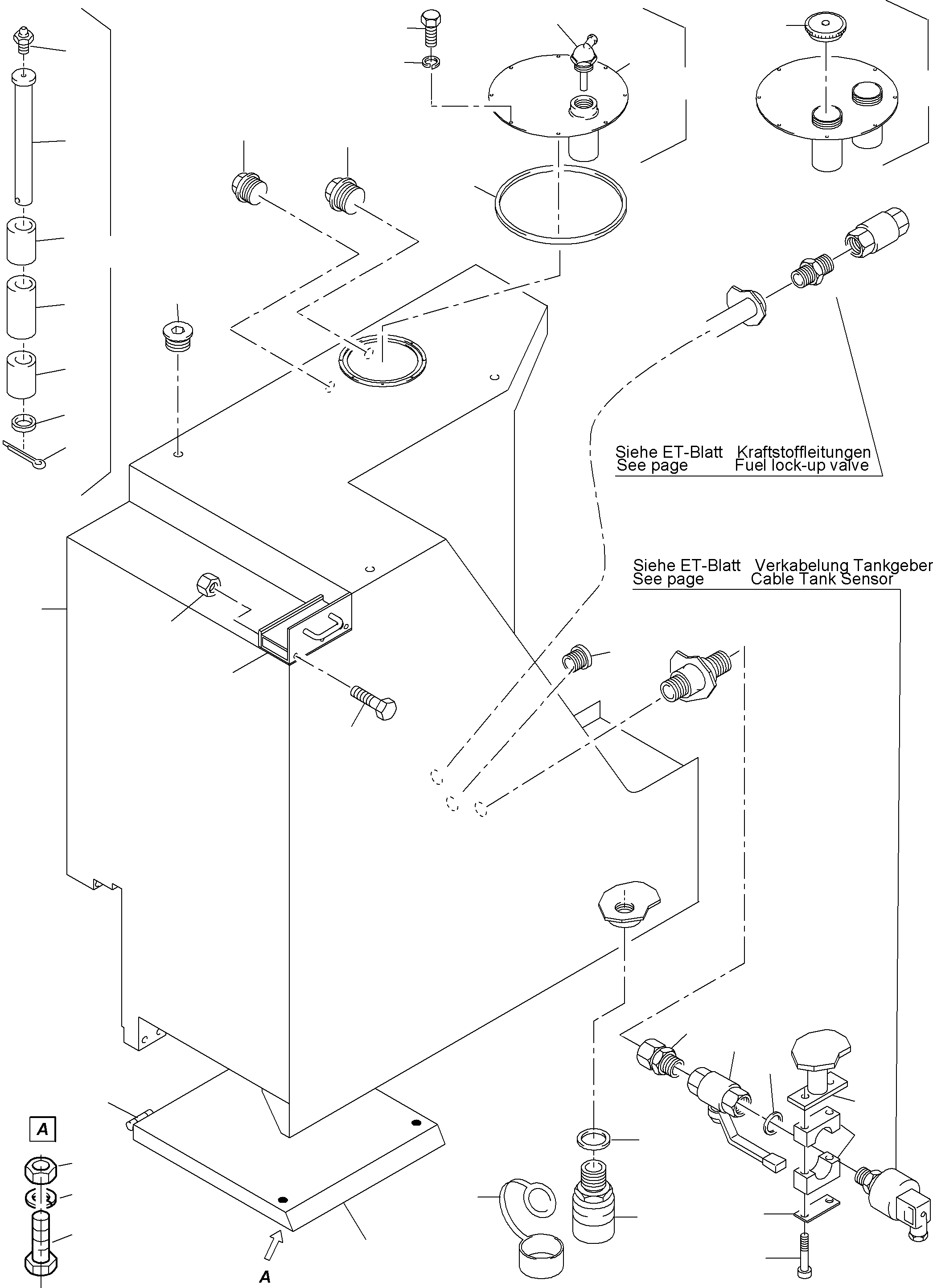 Excavators Mining Komatsu / PC4000-6 S/N 08190(G08190) / Fuel Tank(355-1280c2 : 355-1280c2)