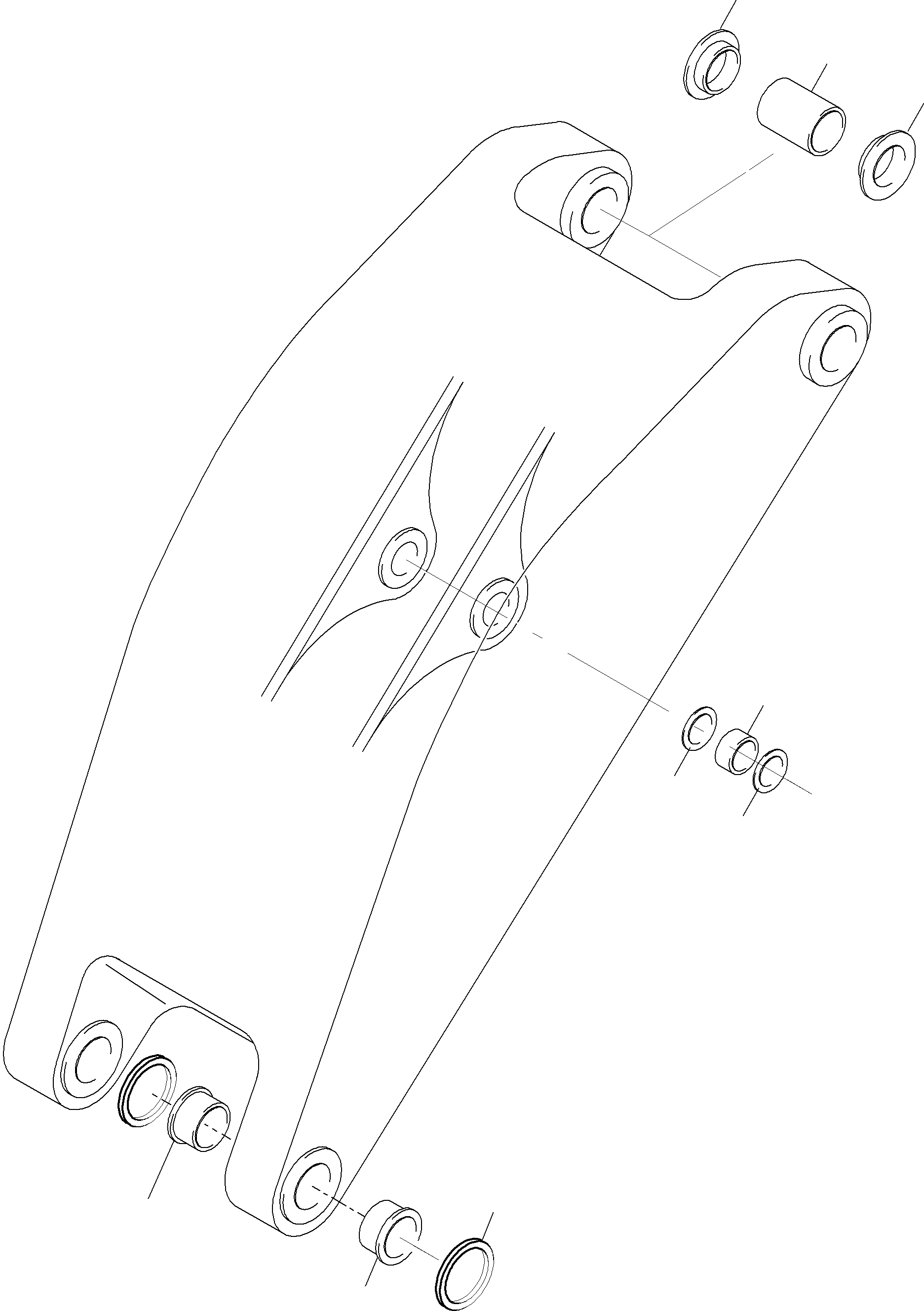 Excavators Mining Komatsu / PC4000-6E S/N 08194(G08194) / Bullclam Bucket Stick 4,9 m(355-4200c : 355-4200c)