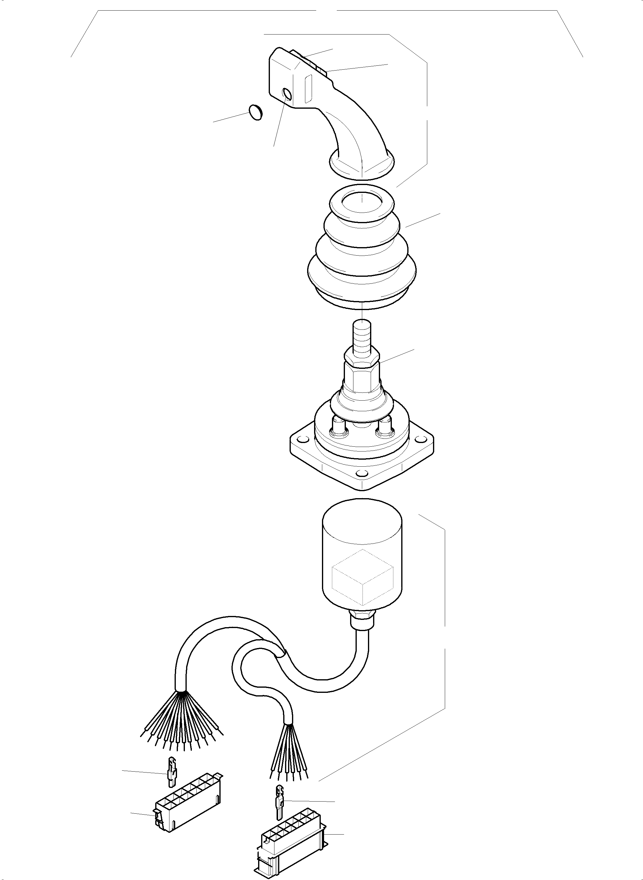 Komatsu parts book diagram for PC4000-6 S/N 08195: MANIPULATOR
