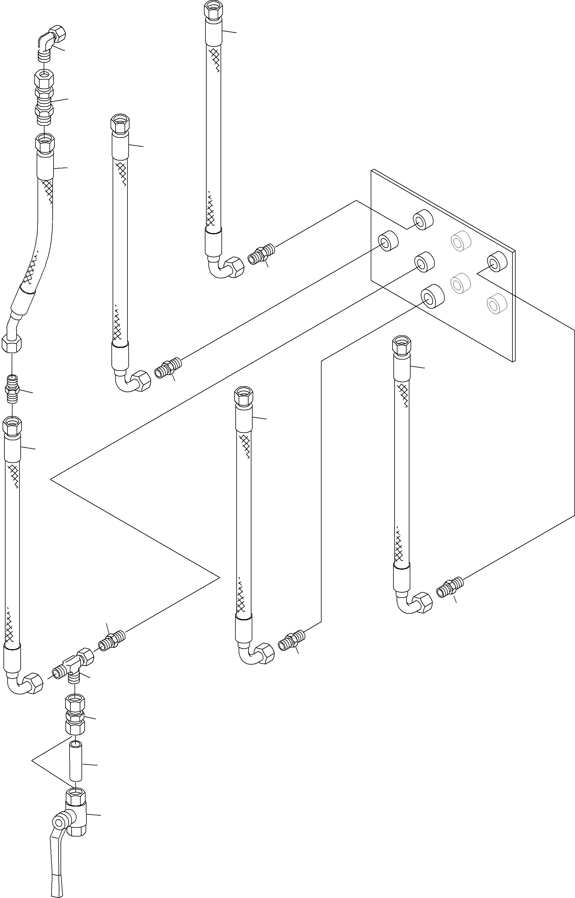 Komatsu parts book diagram for PC4000-6 S/N 08195: REFUELING EQUIPMENT