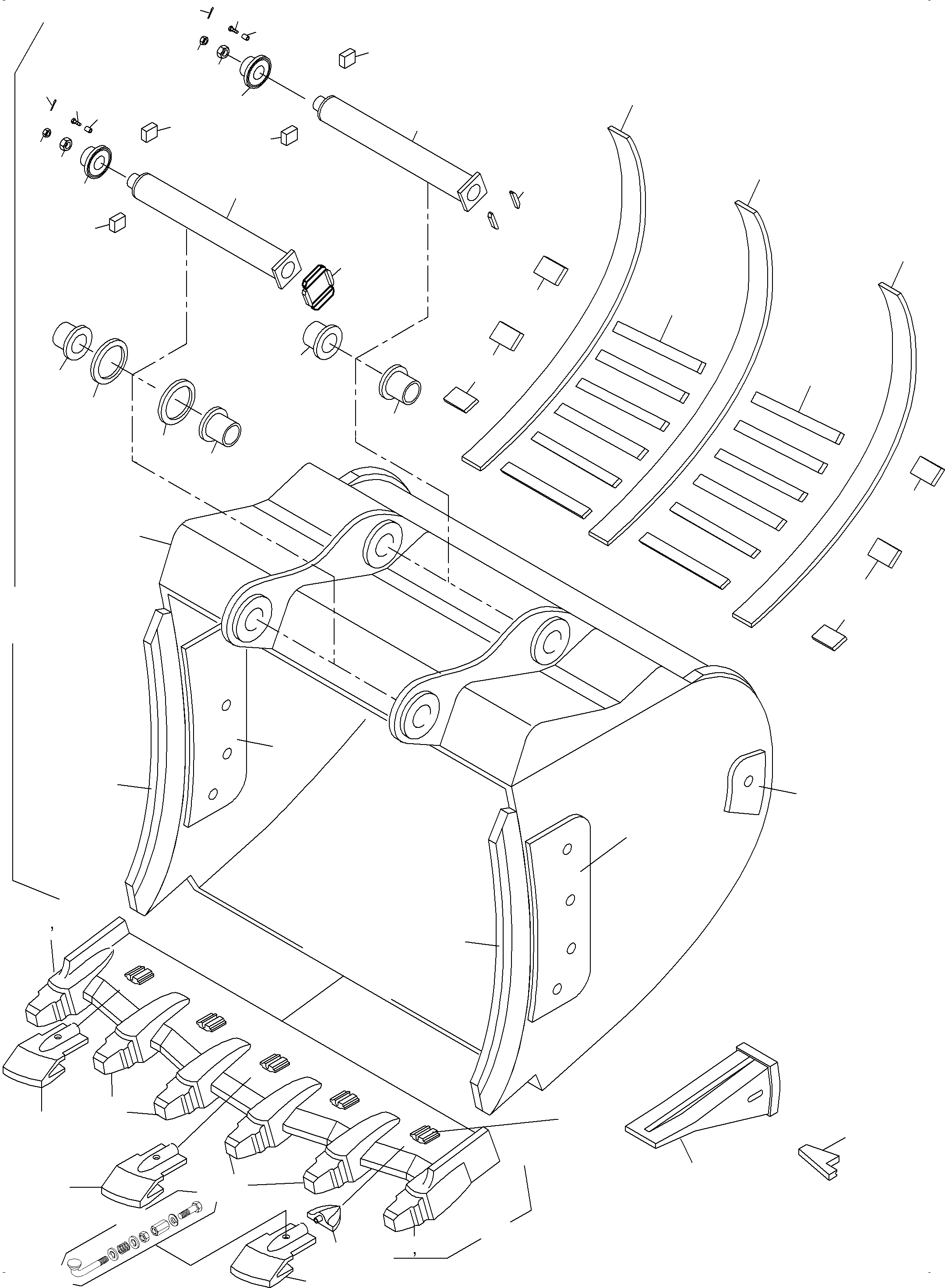 Excavators Mining Komatsu / PC4000-6 S/N 08197(G08197) / Backhoe 22 cbm with wear and tear parts(355-4801d : 355-4801d)