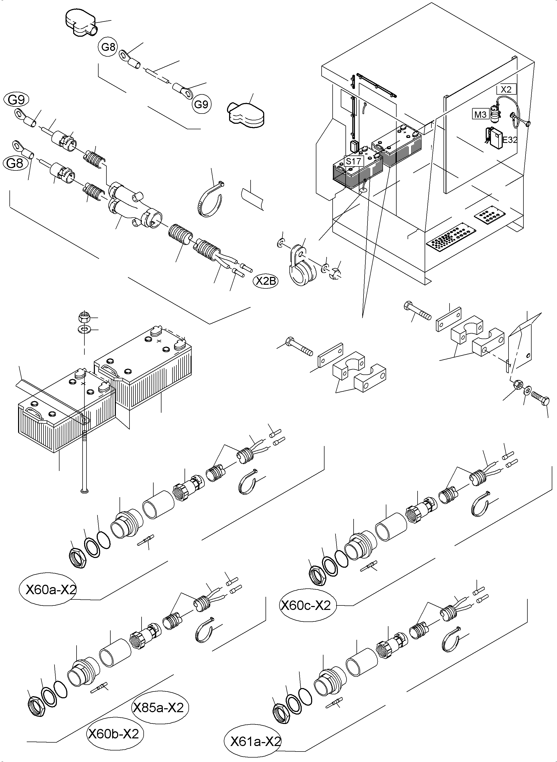 Excavators Mining Komatsu / PC4000-6 S/N 08197(G08197) / Electric - Cab Support(355-2134i : 355-2134i)