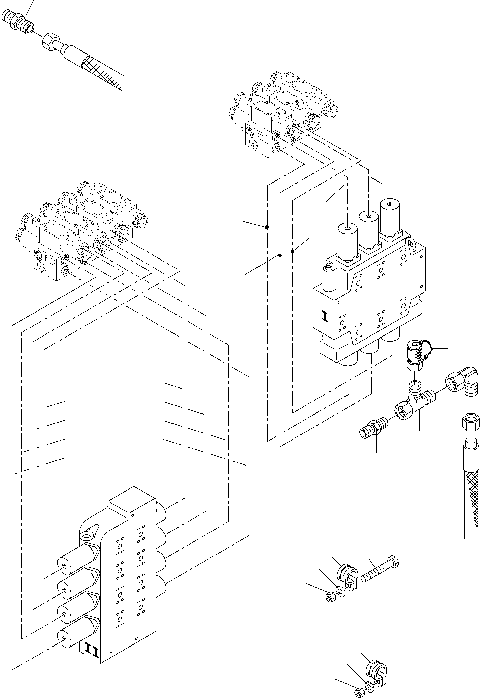 Excavators Mining Komatsu / PC4000-6E S/N 08198(G08198) / Remot Control Mainfold arr.(356-1848d : 356-1848d)