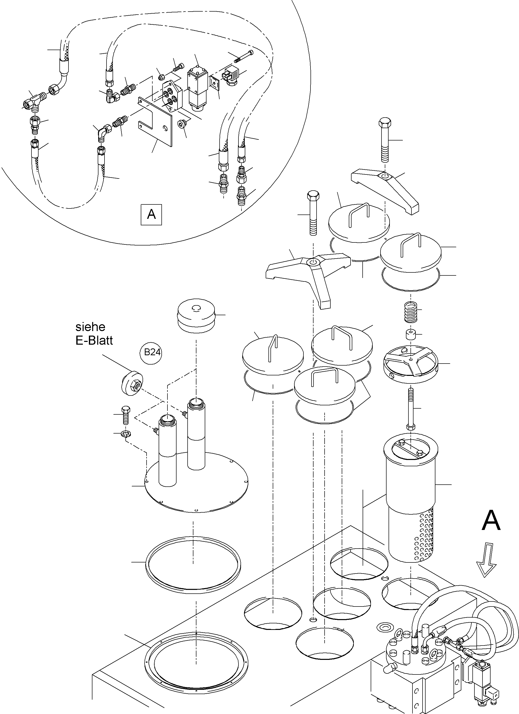 Excavators Mining Komatsu / PC4000-6E S/N 08198(G08198) / Main Oil Tank(356-1801c : 356-1801c)