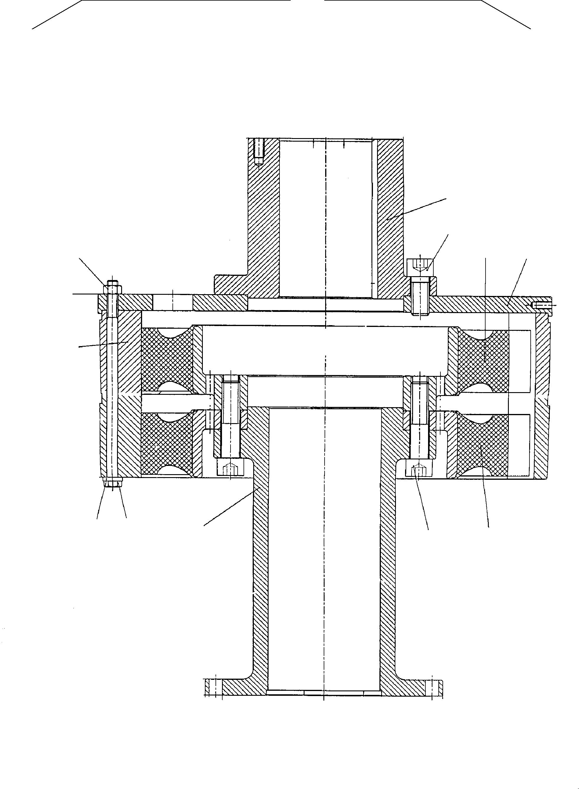 Komatsu parts book diagram for PC4000-6E S/N 08202: COUPLING