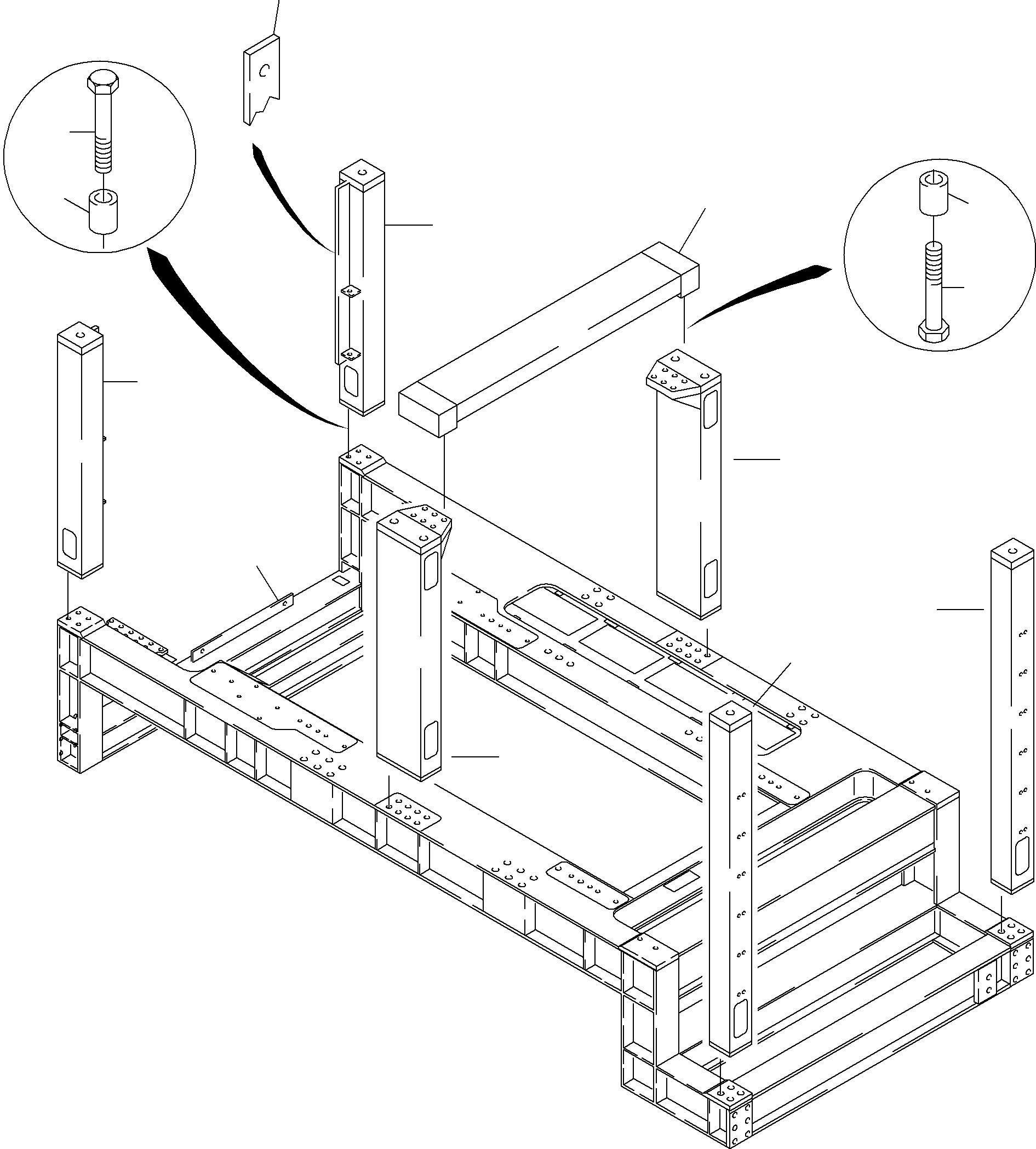 Komatsu parts book diagram for PC4000-6E S/N 08202: COVERING, ENGINE HOUSING