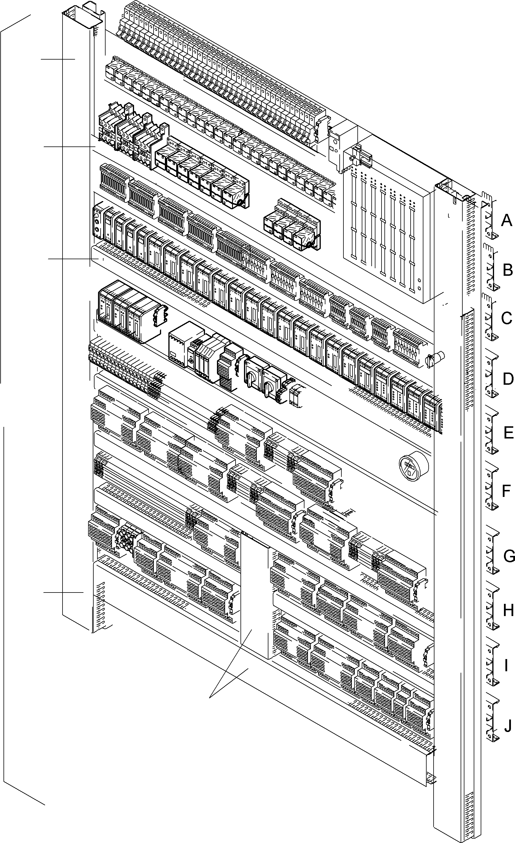 Komatsu parts book diagram for PC4000-6E S/N 08202: SWITCH FRAMING X2