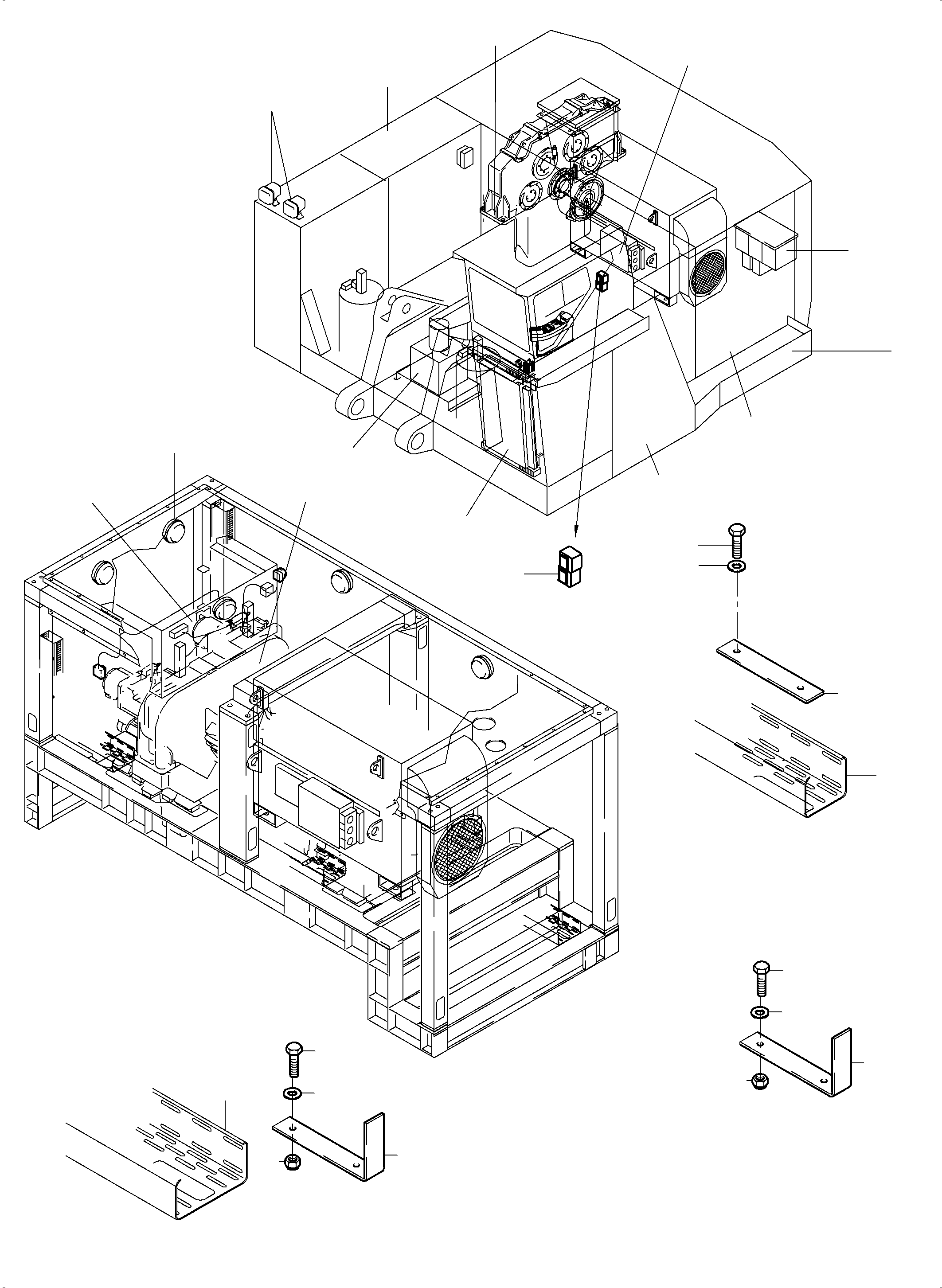 Komatsu parts book diagram for PC4000-6E S/N 08202: ELECTRIC EQUIPMENT