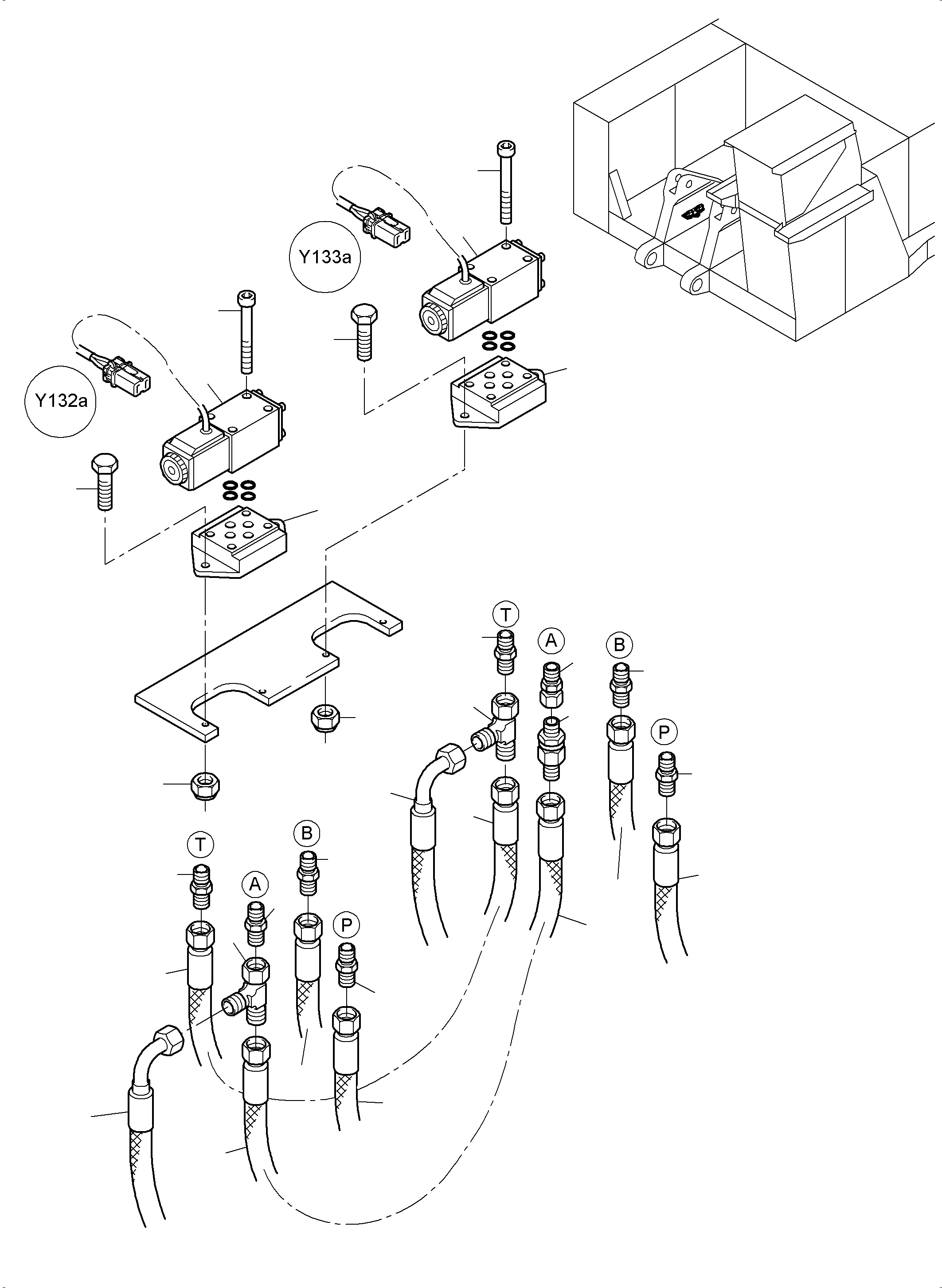 Komatsu parts book diagram for PC4000-6E S/N 08202: FLOAT POSITION