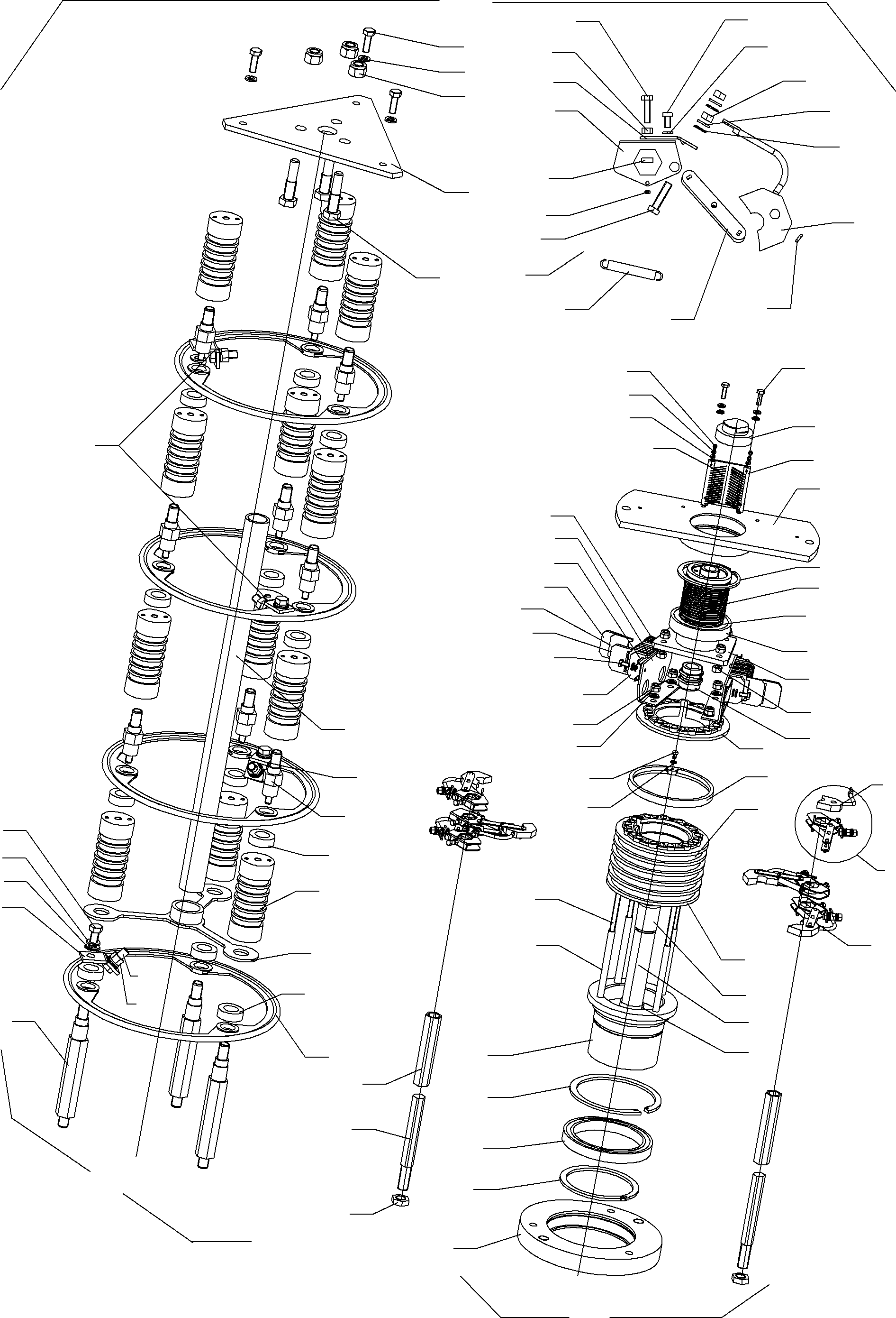 Komatsu parts book diagram for PC4000-6E S/N 08204: RING BODY