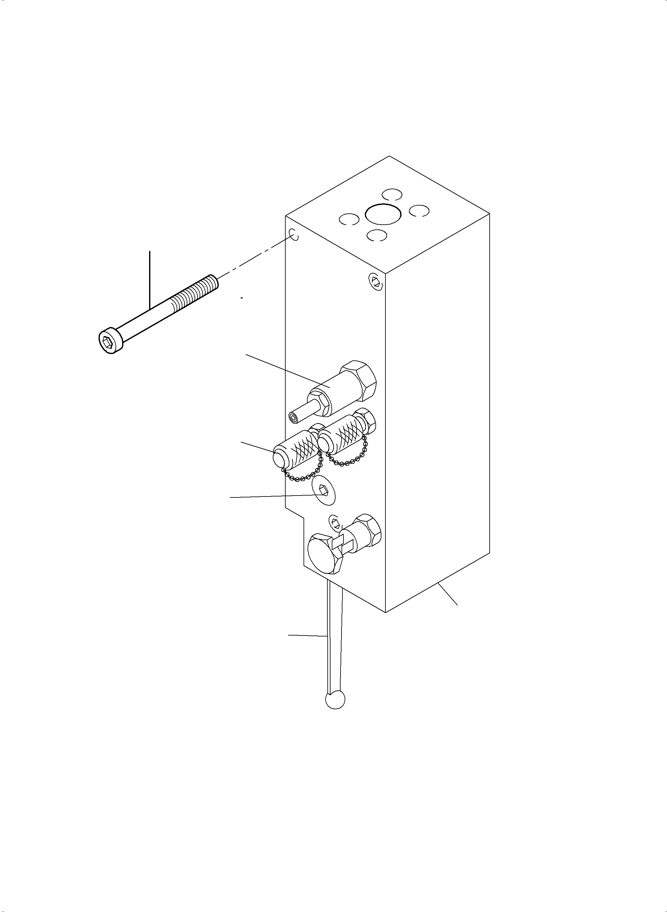 Komatsu parts book diagram for PC4000-6E S/N 08204: VALVE - LOAD LIMITATION