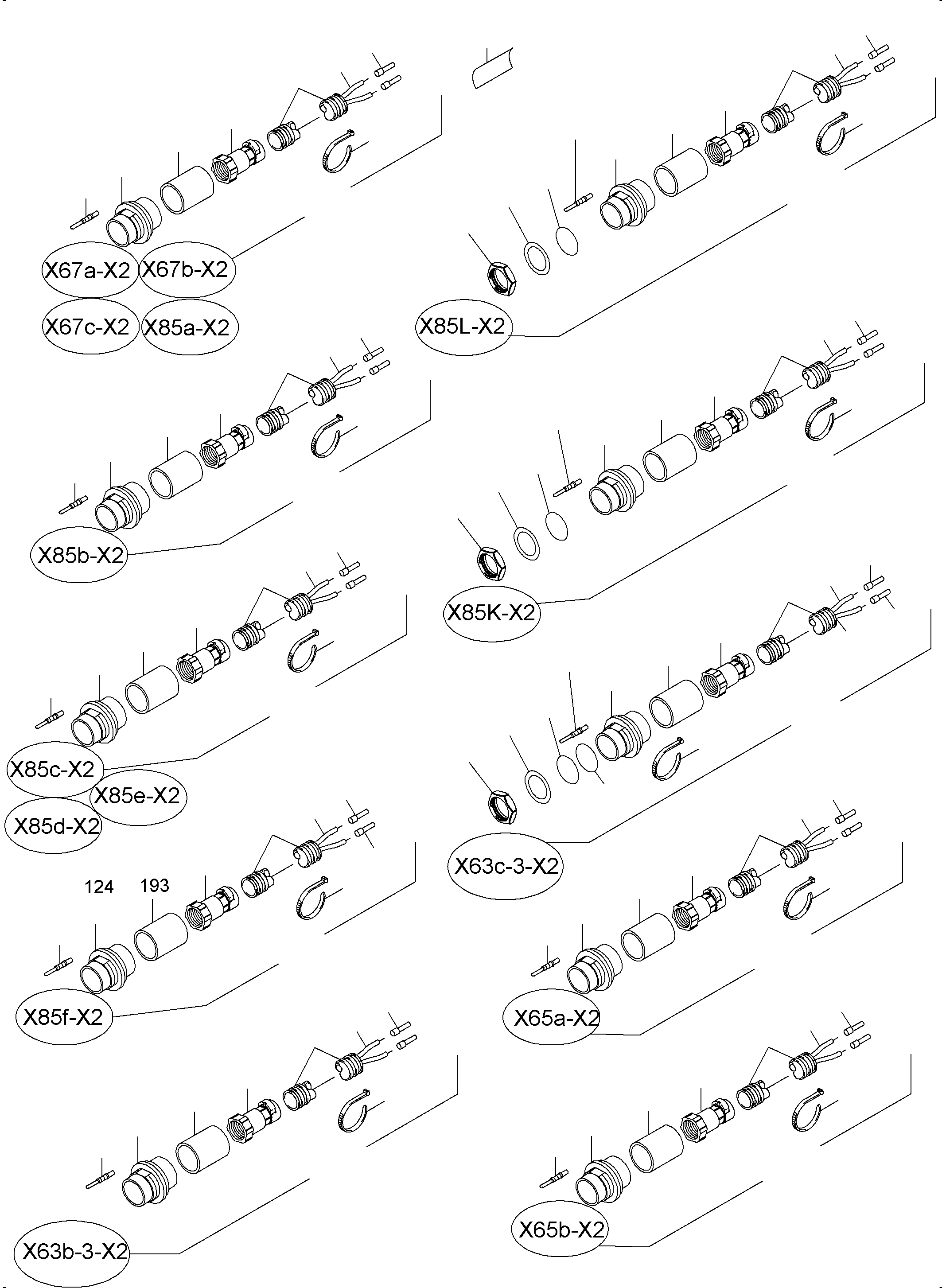 Komatsu parts book diagram for PC4000-6E S/N 08204: ELECTIC - CAB SUPPORT