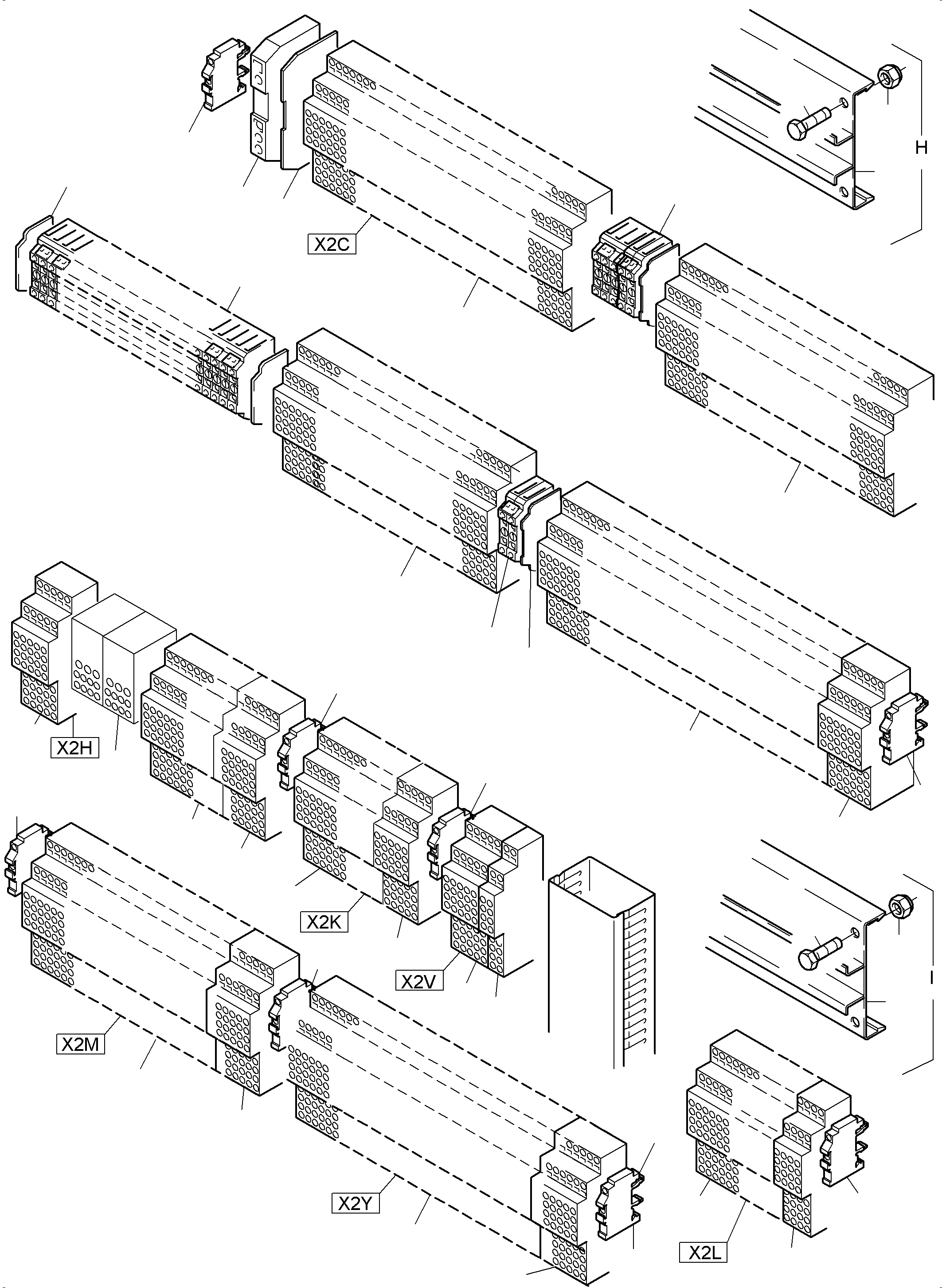 Komatsu parts book diagram for PC4000-6E S/N 08204: SWITCH FRAMING X2