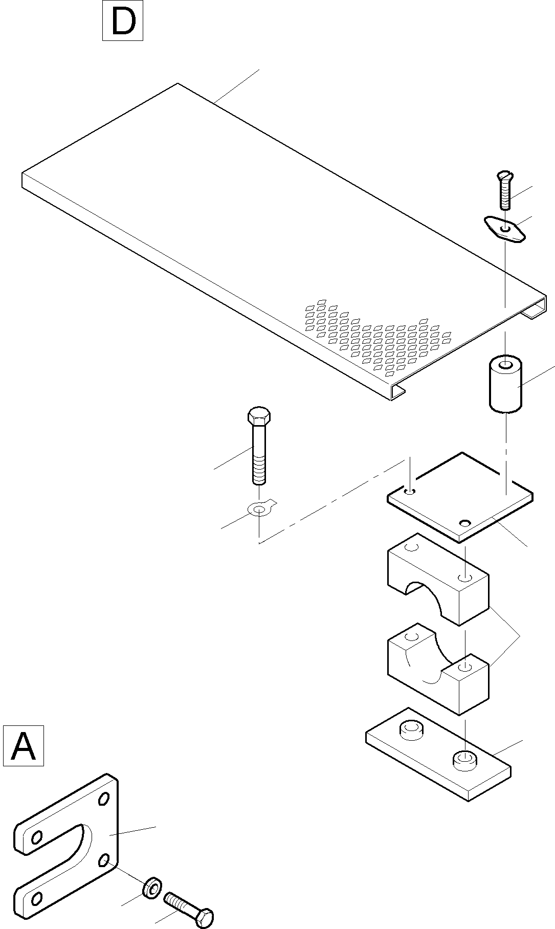 Komatsu parts book diagram for PC4000-6E S/N 08206: LADDER - BULLCLAM BUCKET BOOM 7,15M