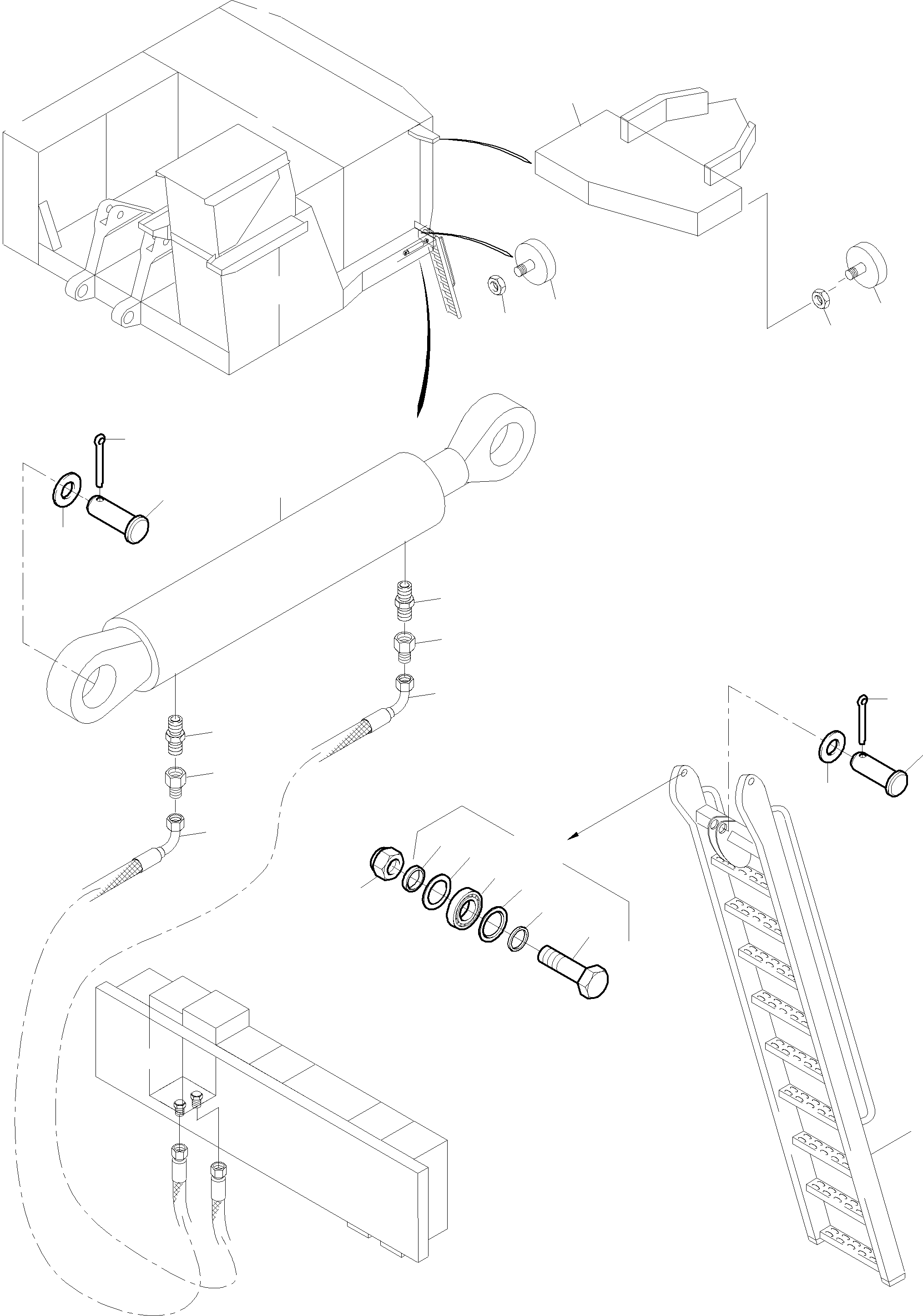 Komatsu parts book diagram for PC4000-6E S/N 08206: STEPS
