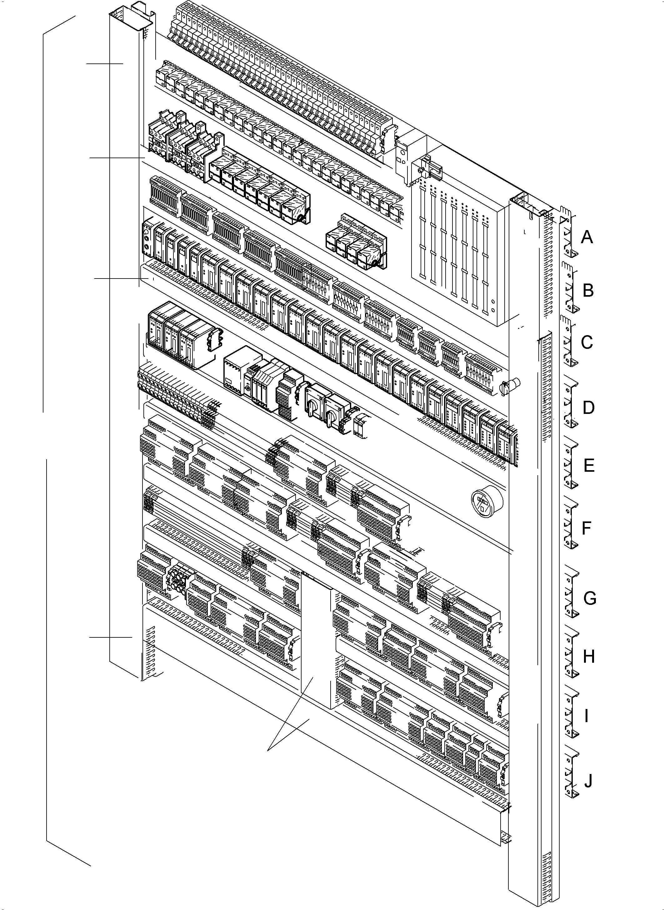 Komatsu parts book diagram for PC4000-6E S/N 08206: SWITCH FRAMING X2